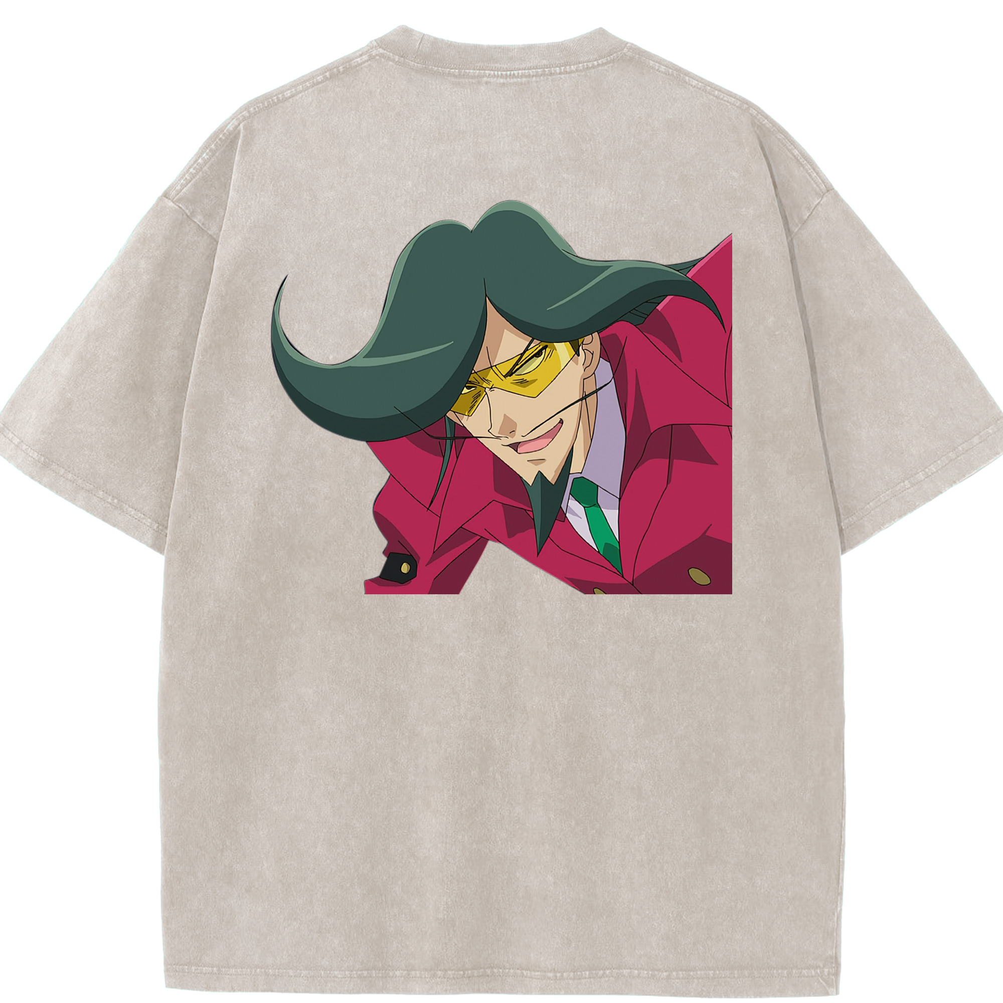 （画像用） 遊☆戯☆王 Yu-Gi-Oh! 綿100% ヴィンテージ風 半袖Tシャツ（背面プリント）