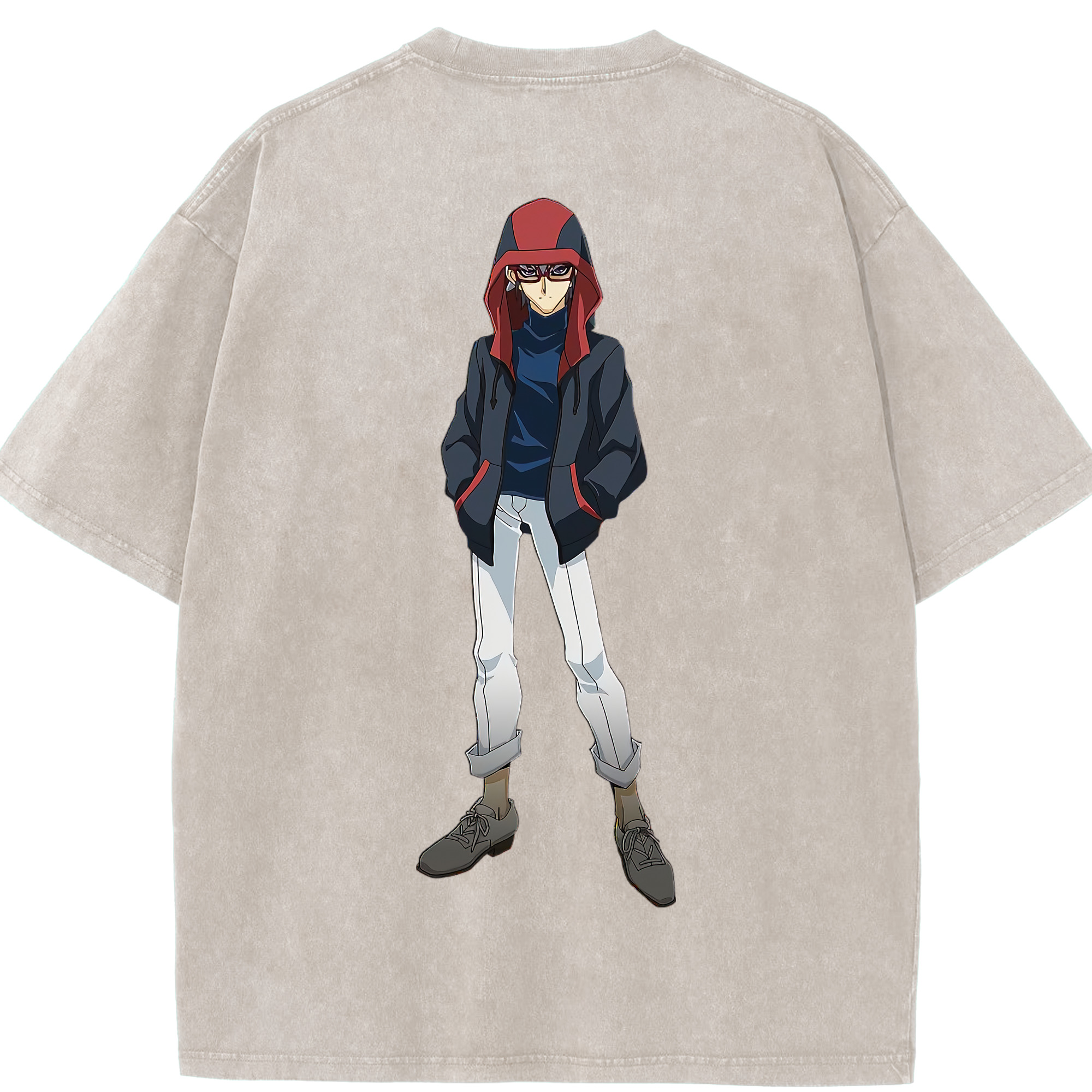 （画像用） 遊☆戯☆王 Yu-Gi-Oh! 綿100% ヴィンテージ風 半袖Tシャツ（背面プリント）