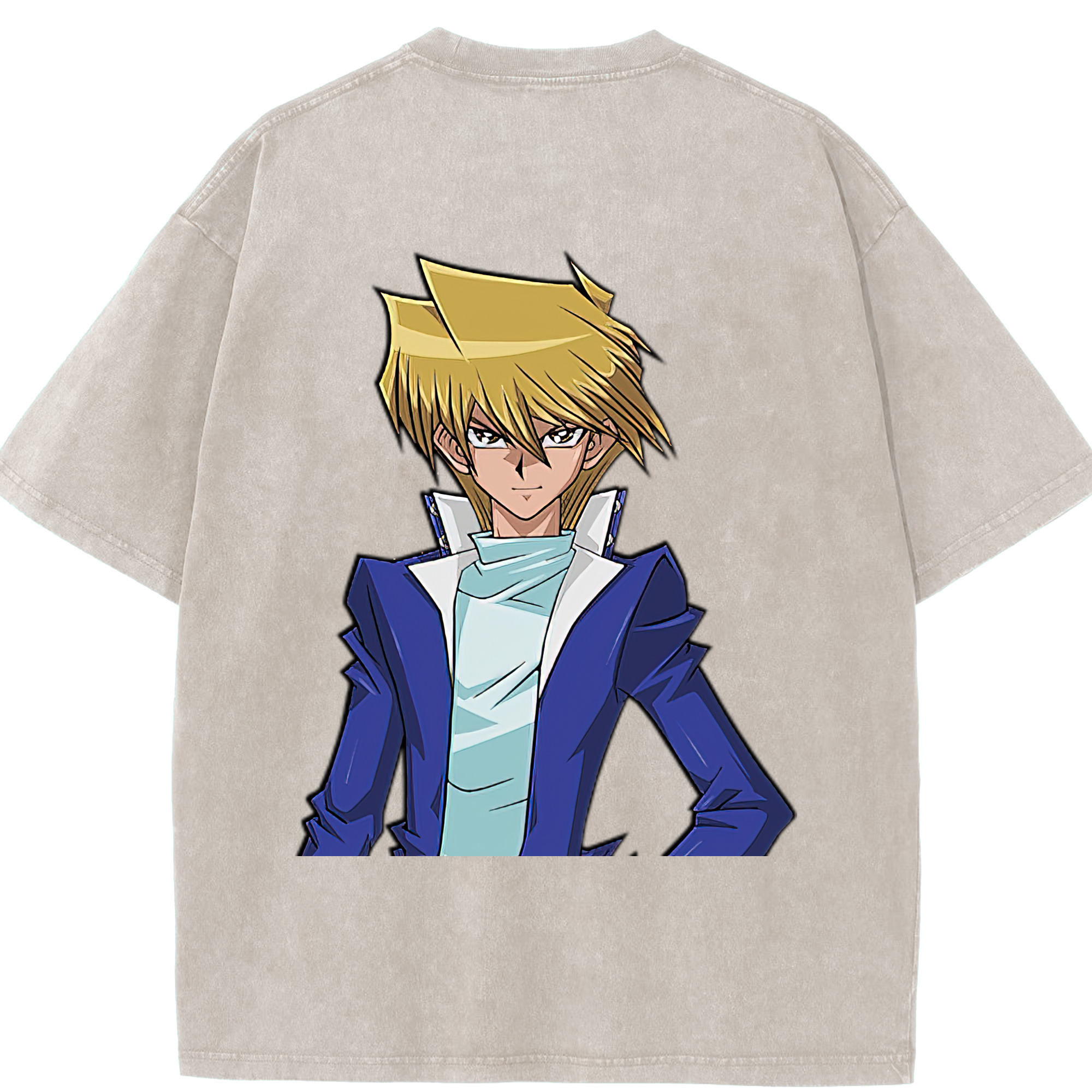 （画像用） 遊☆戯☆王 Yu-Gi-Oh! 綿100% ヴィンテージ風 半袖Tシャツ（背面プリント）