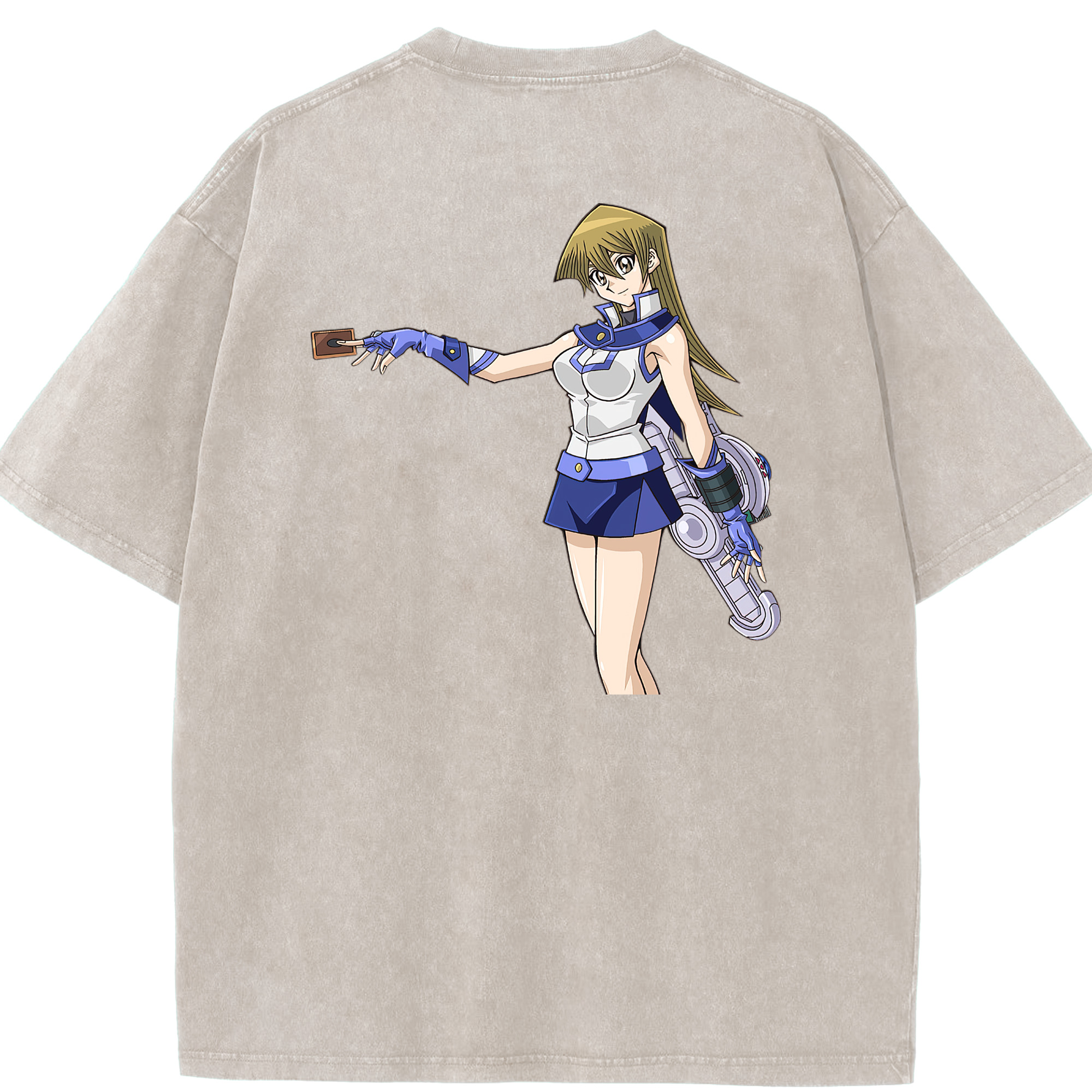（画像用） 遊☆戯☆王 Yu-Gi-Oh! 綿100% ヴィンテージ風 半袖Tシャツ（背面プリント）