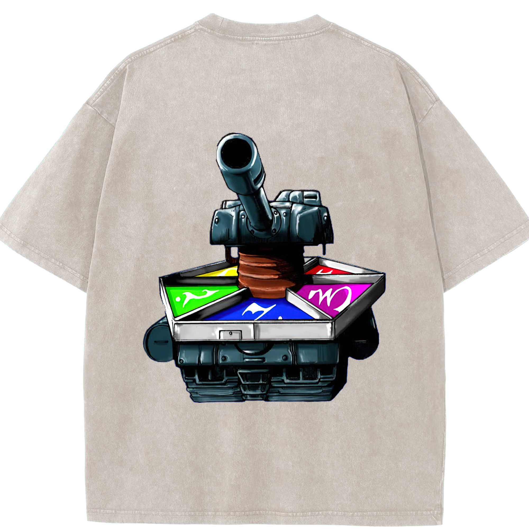 （画像用） 遊☆戯☆王 Yu-Gi-Oh! 綿100% ヴィンテージ風 半袖Tシャツ（背面プリント）