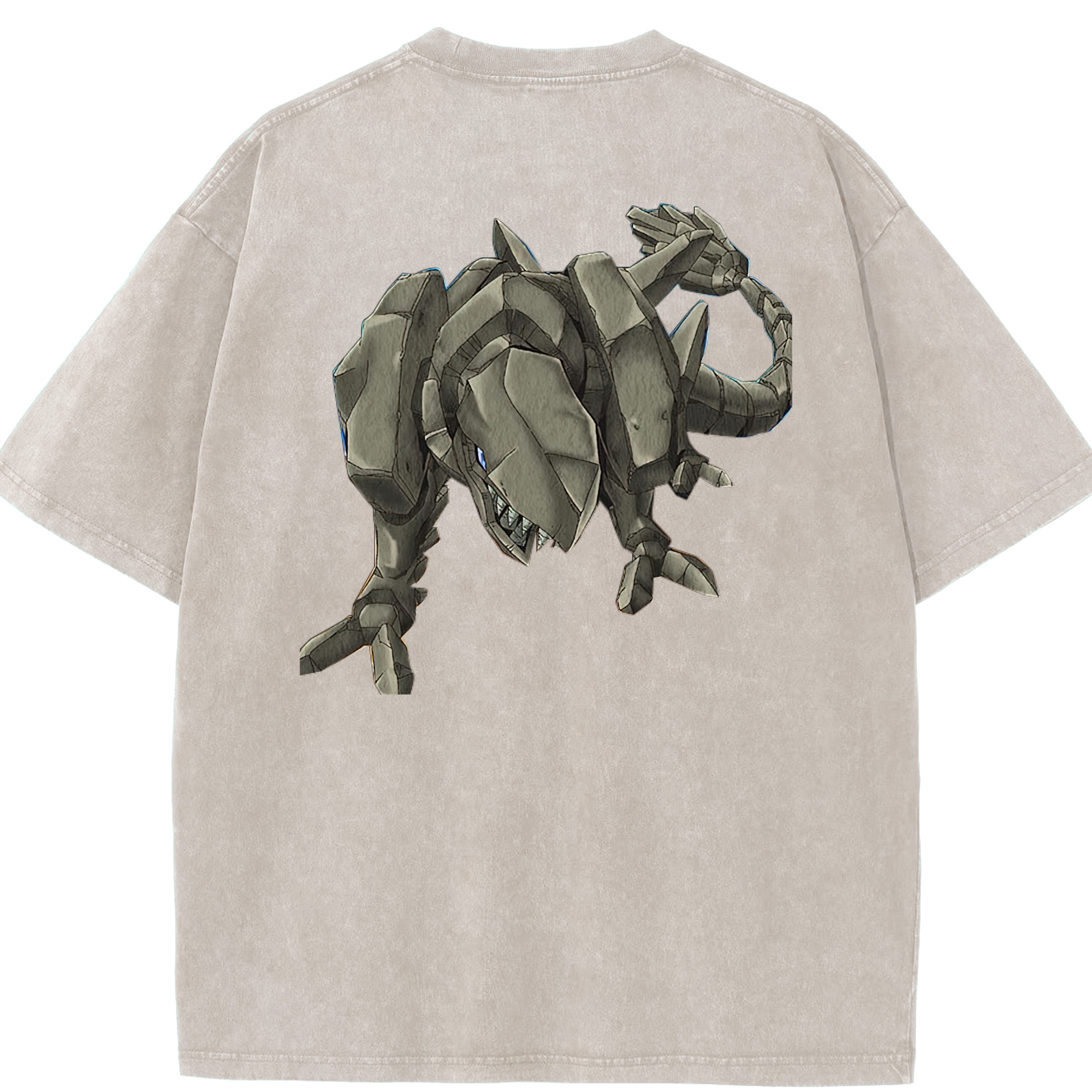 （画像用） 遊☆戯☆王 Yu-Gi-Oh! 綿100% ヴィンテージ風 半袖Tシャツ（背面プリント）