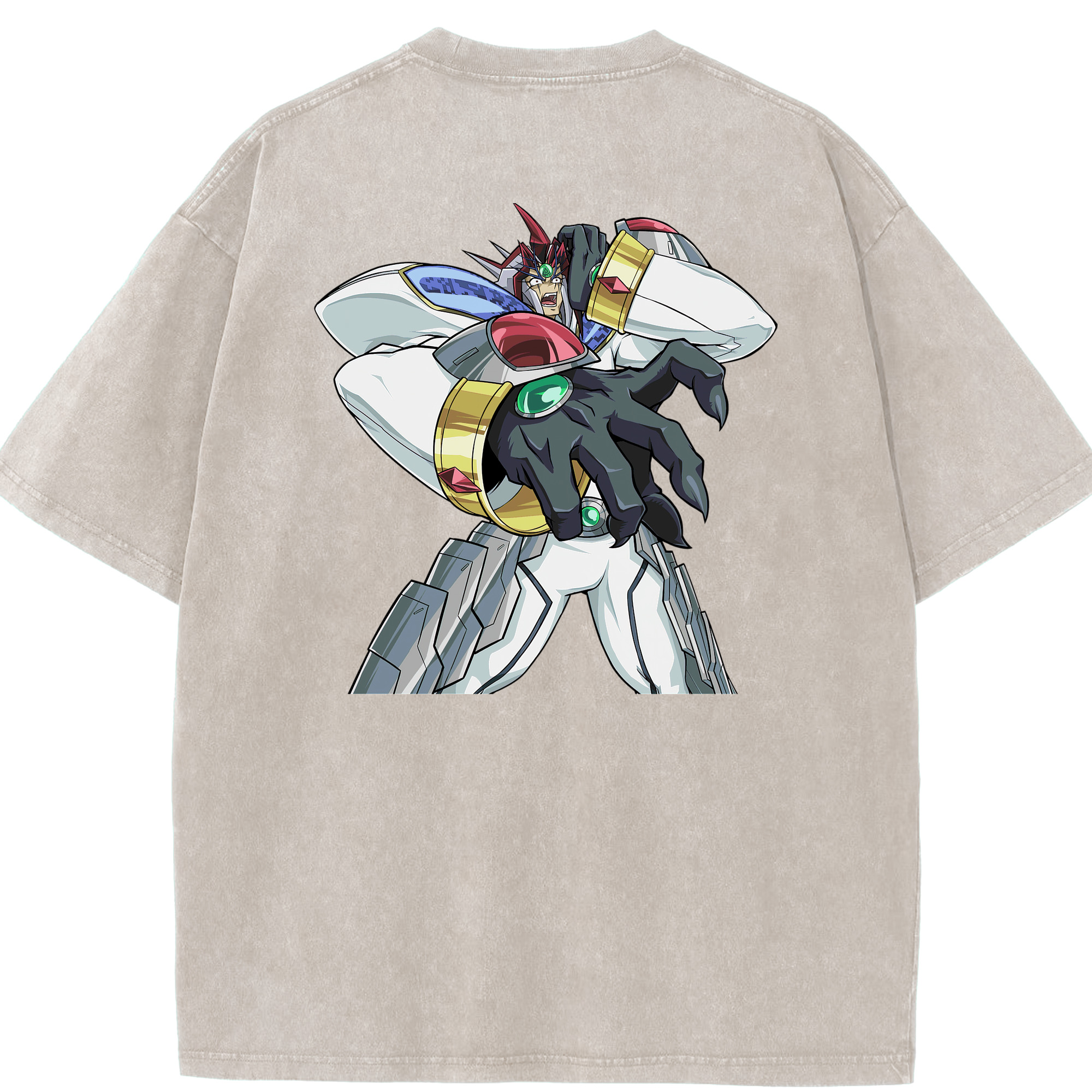 （画像用） 遊☆戯☆王 Yu-Gi-Oh! 綿100% ヴィンテージ風 半袖Tシャツ（背面プリント）