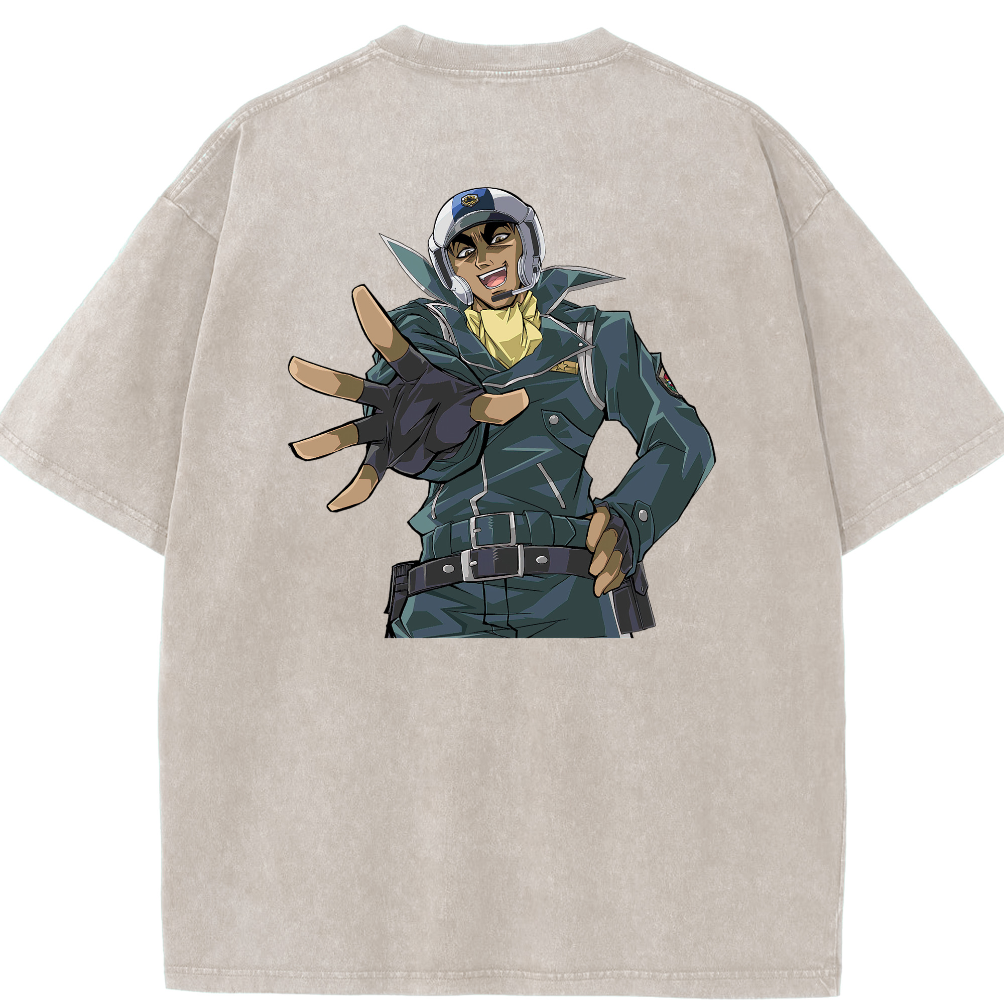 （画像用） 遊☆戯☆王 Yu-Gi-Oh! 綿100% ヴィンテージ風 半袖Tシャツ（背面プリント）