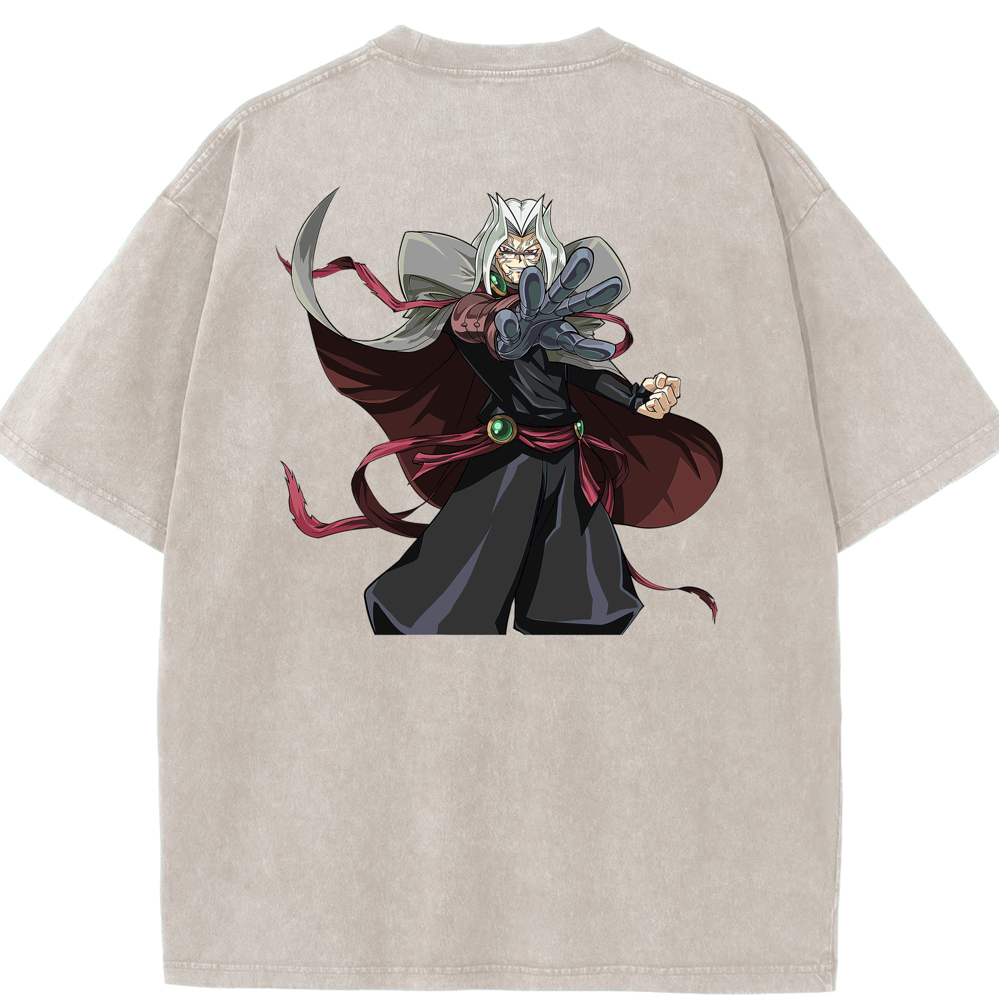 （画像用） 遊☆戯☆王 Yu-Gi-Oh! 綿100% ヴィンテージ風 半袖Tシャツ（背面プリント）