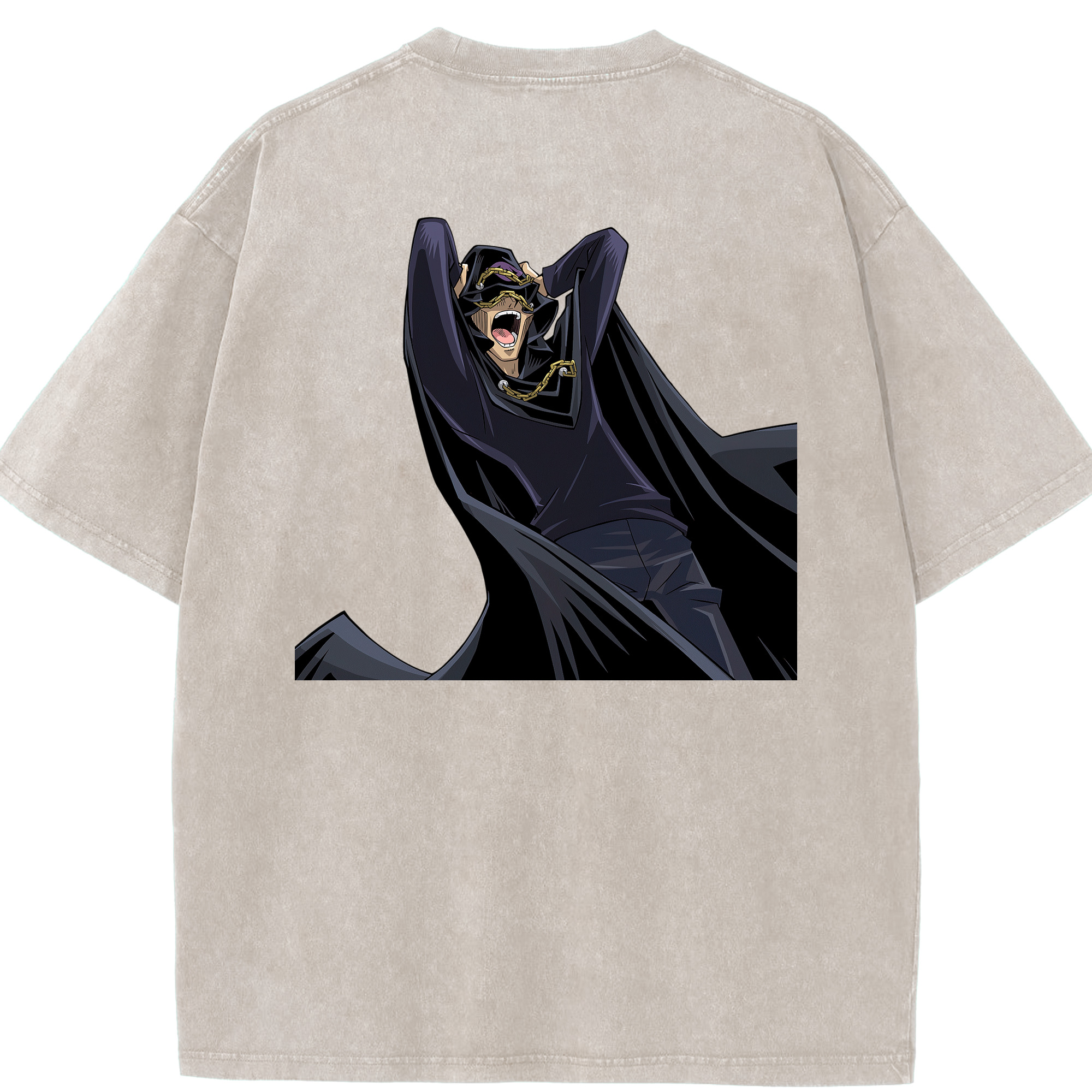 （画像用） 遊☆戯☆王 Yu-Gi-Oh! 綿100% ヴィンテージ風 半袖Tシャツ（背面プリント）