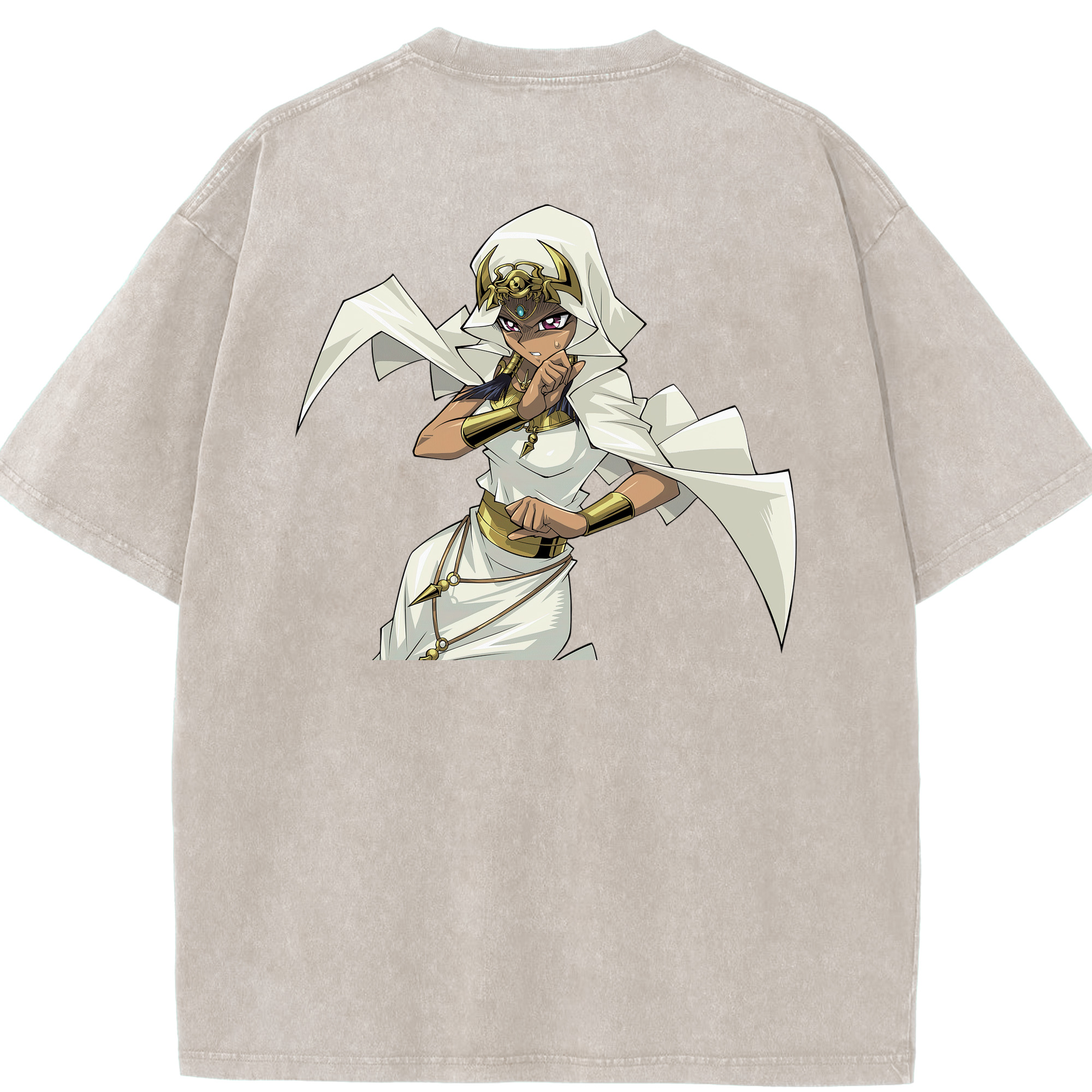 （画像用） 遊☆戯☆王 Yu-Gi-Oh! 綿100% ヴィンテージ風 半袖Tシャツ（背面プリント）
