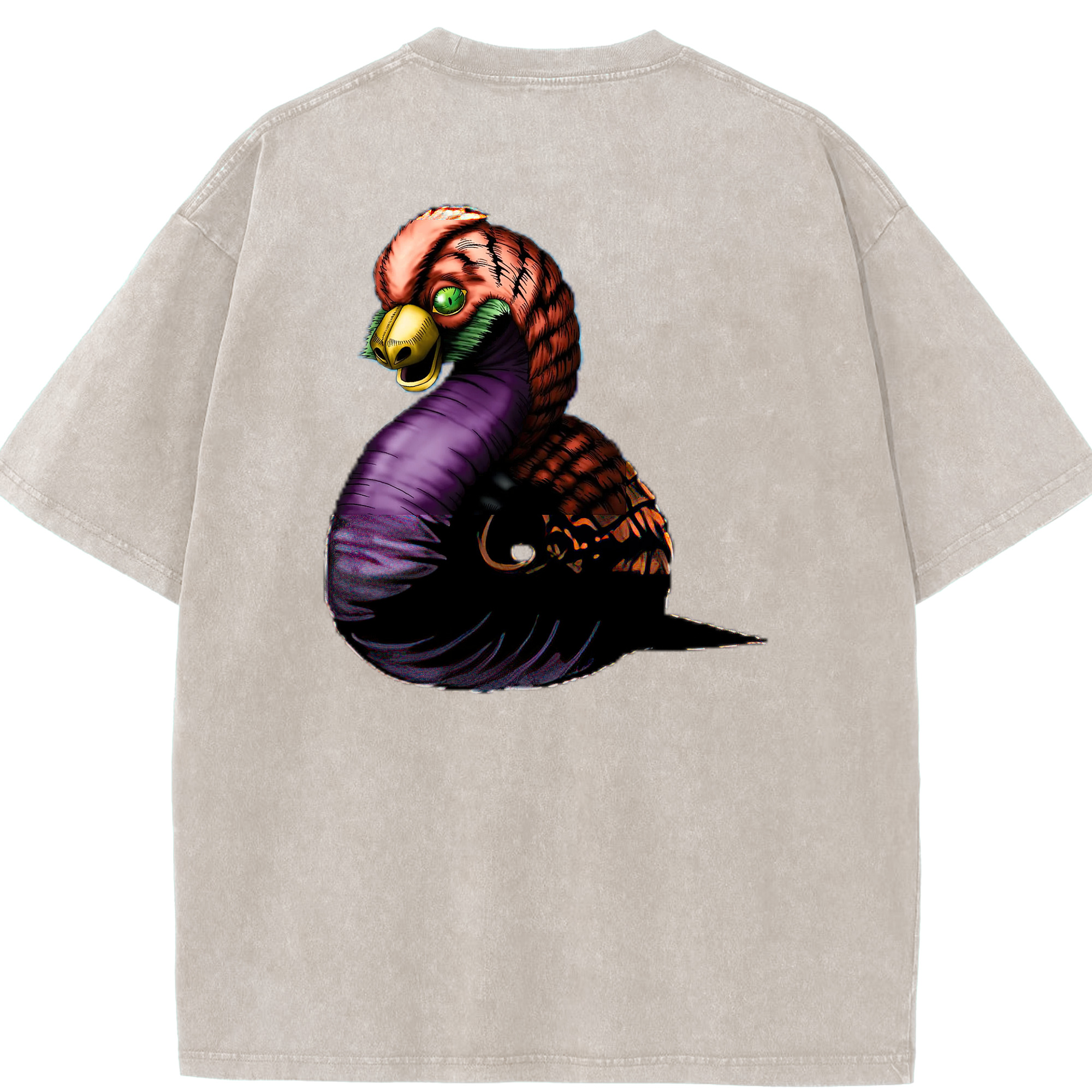 （画像用） 遊☆戯☆王 Yu-Gi-Oh! 綿100% ヴィンテージ風 半袖Tシャツ（背面プリント）