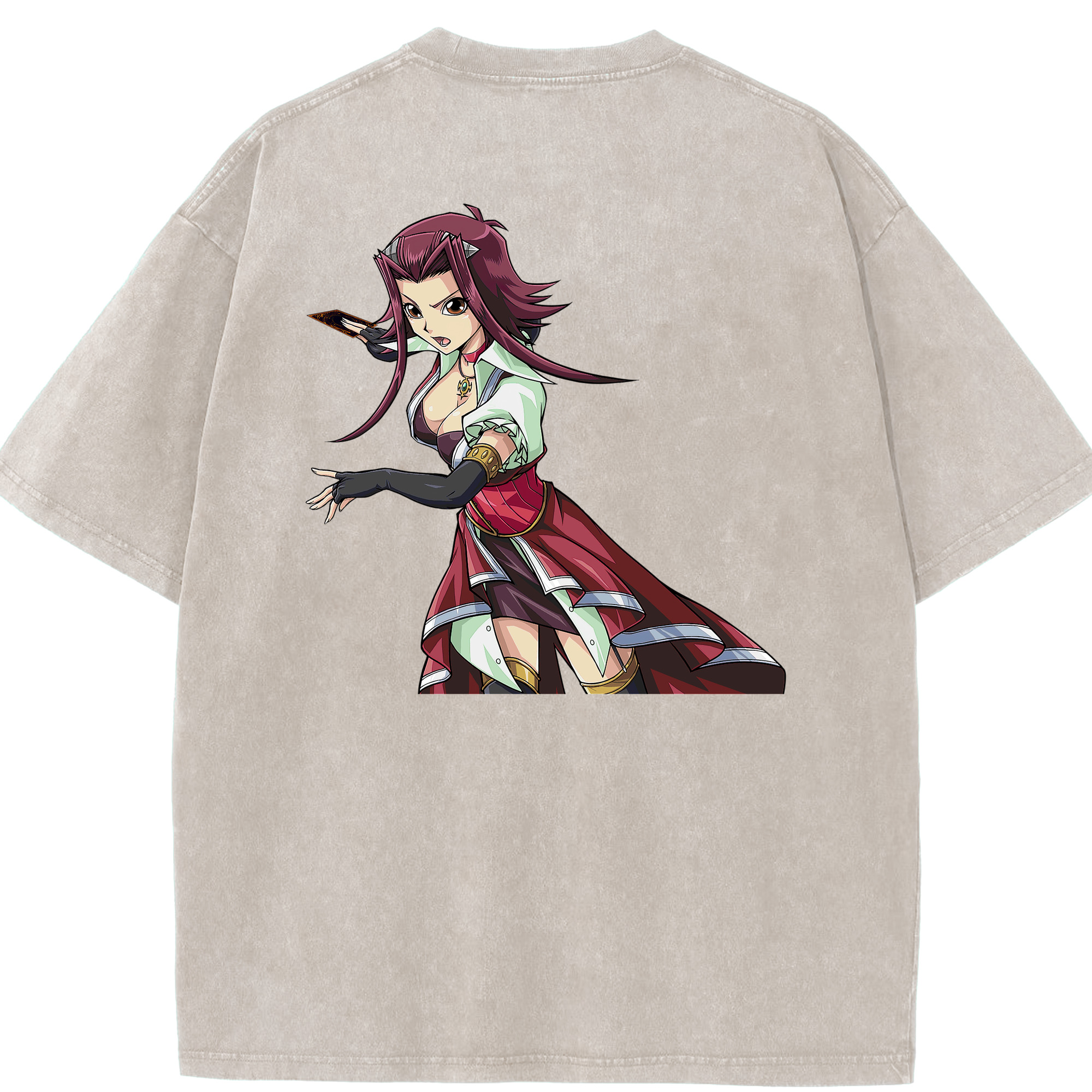 （画像用） 遊☆戯☆王 Yu-Gi-Oh! 綿100% ヴィンテージ風 半袖Tシャツ（背面プリント）