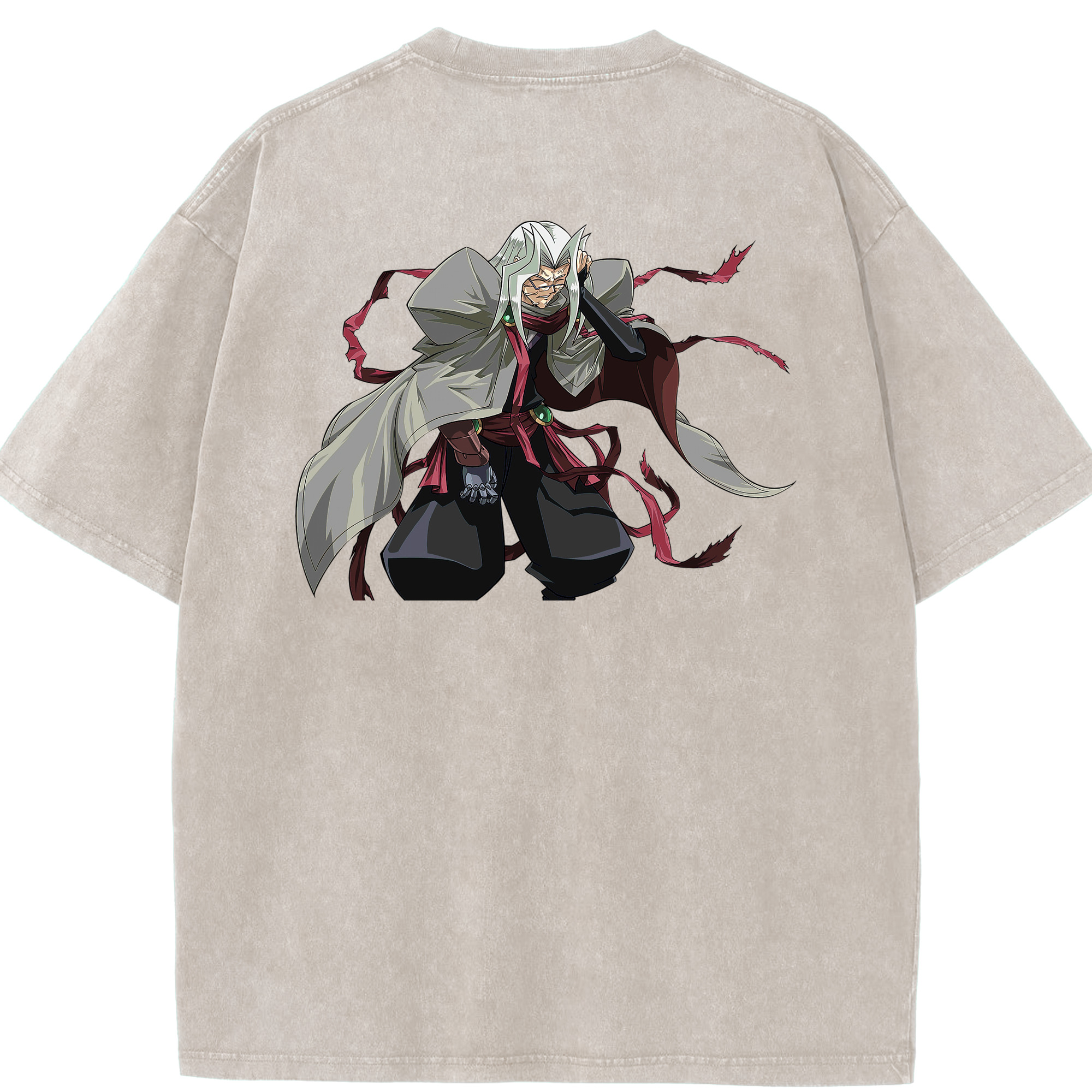 （画像用） 遊☆戯☆王 Yu-Gi-Oh! 綿100% ヴィンテージ風 半袖Tシャツ（背面プリント）