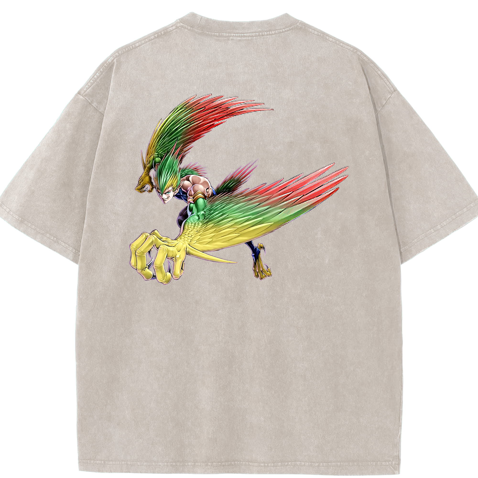 （画像用） 遊☆戯☆王 Yu-Gi-Oh! 綿100% ヴィンテージ風 半袖Tシャツ（背面プリント）