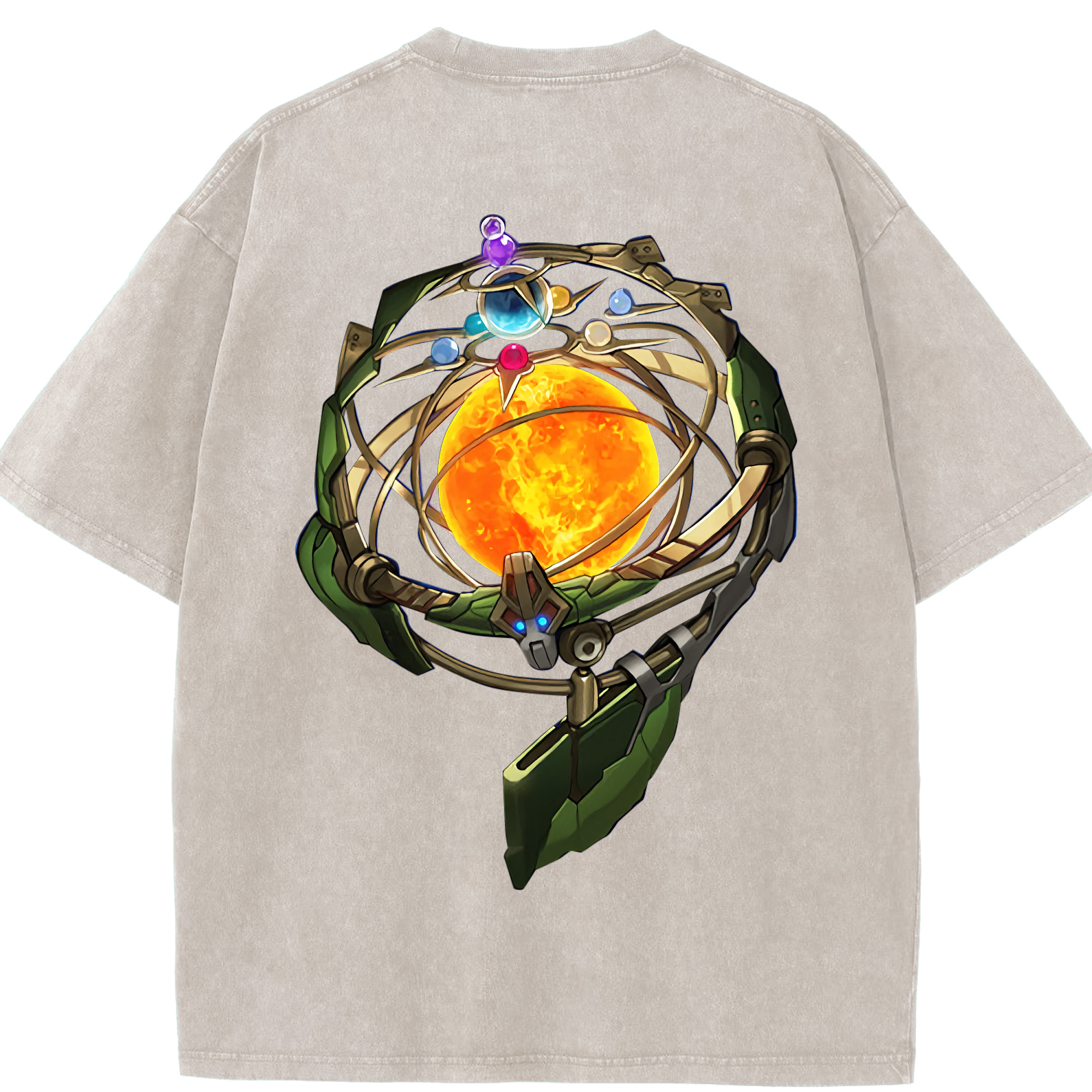（画像用） 遊☆戯☆王 Yu-Gi-Oh! 綿100% ヴィンテージ風 半袖Tシャツ（背面プリント）
