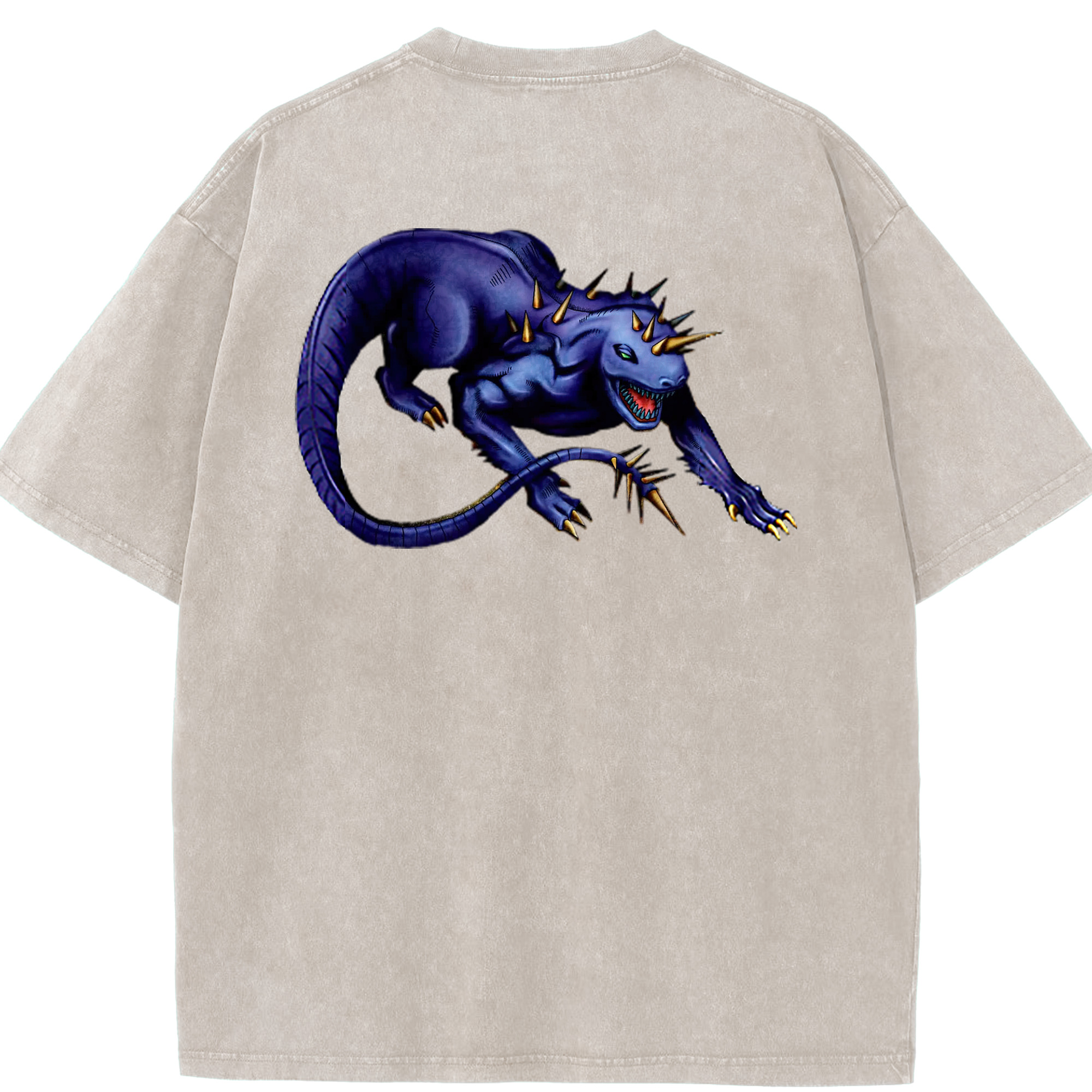 （画像用） 遊☆戯☆王 Yu-Gi-Oh! 綿100% ヴィンテージ風 半袖Tシャツ（背面プリント）