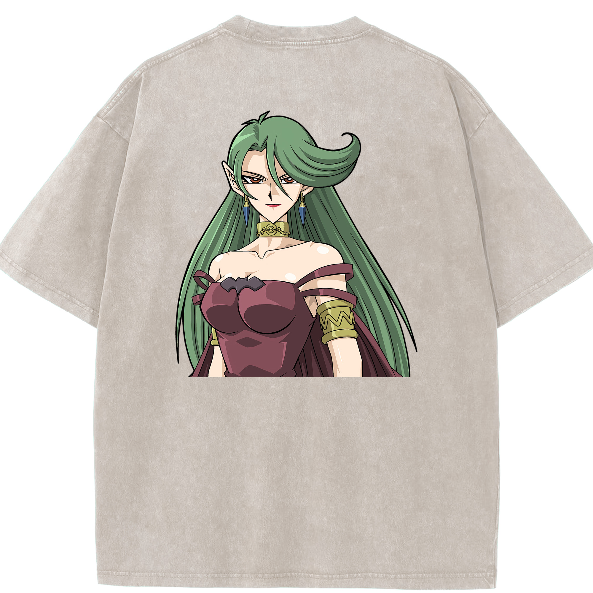 （画像用） 遊☆戯☆王 Yu-Gi-Oh! 綿100% ヴィンテージ風 半袖Tシャツ（背面プリント）