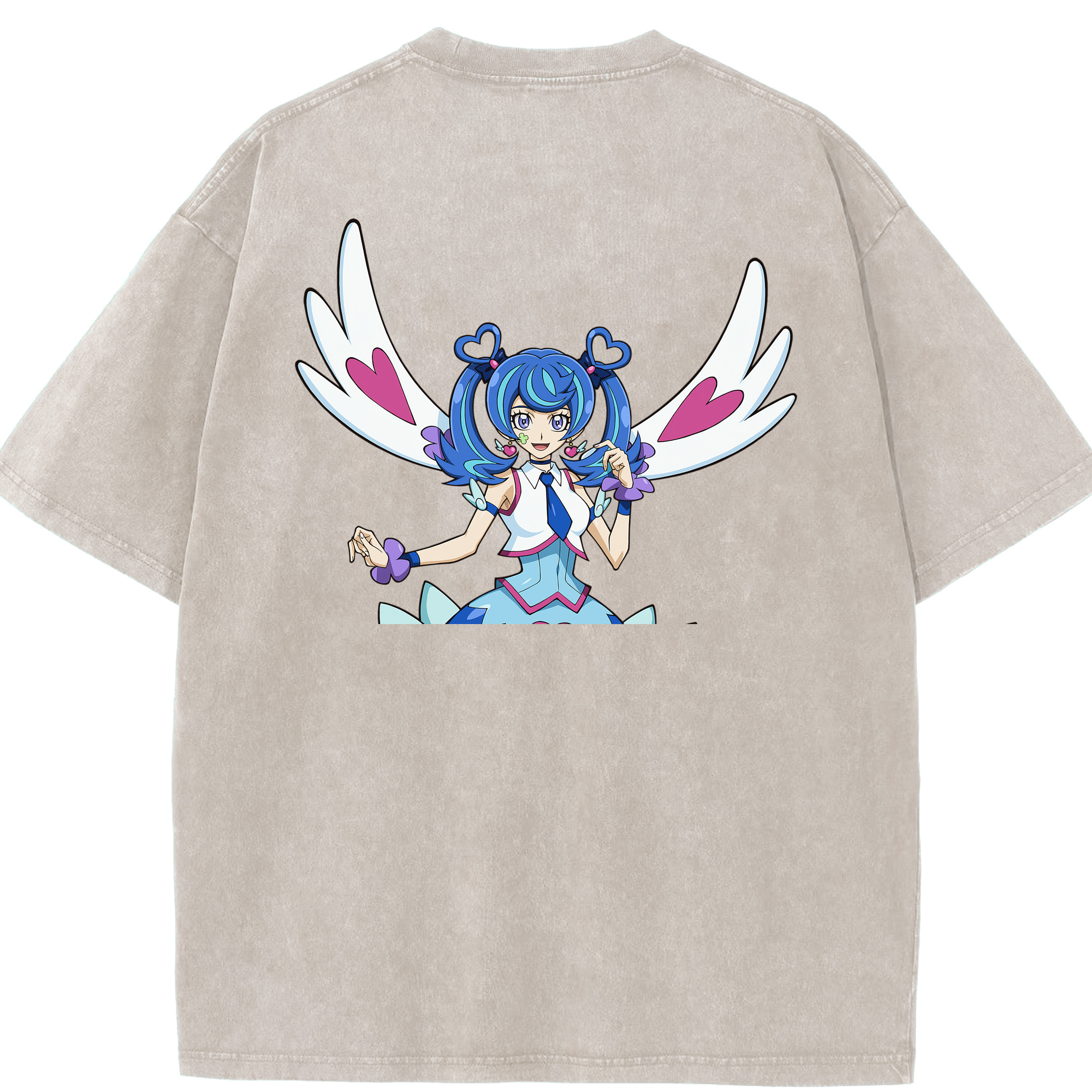 （画像用） 遊☆戯☆王 Yu-Gi-Oh! 綿100% ヴィンテージ風 半袖Tシャツ（背面プリント）