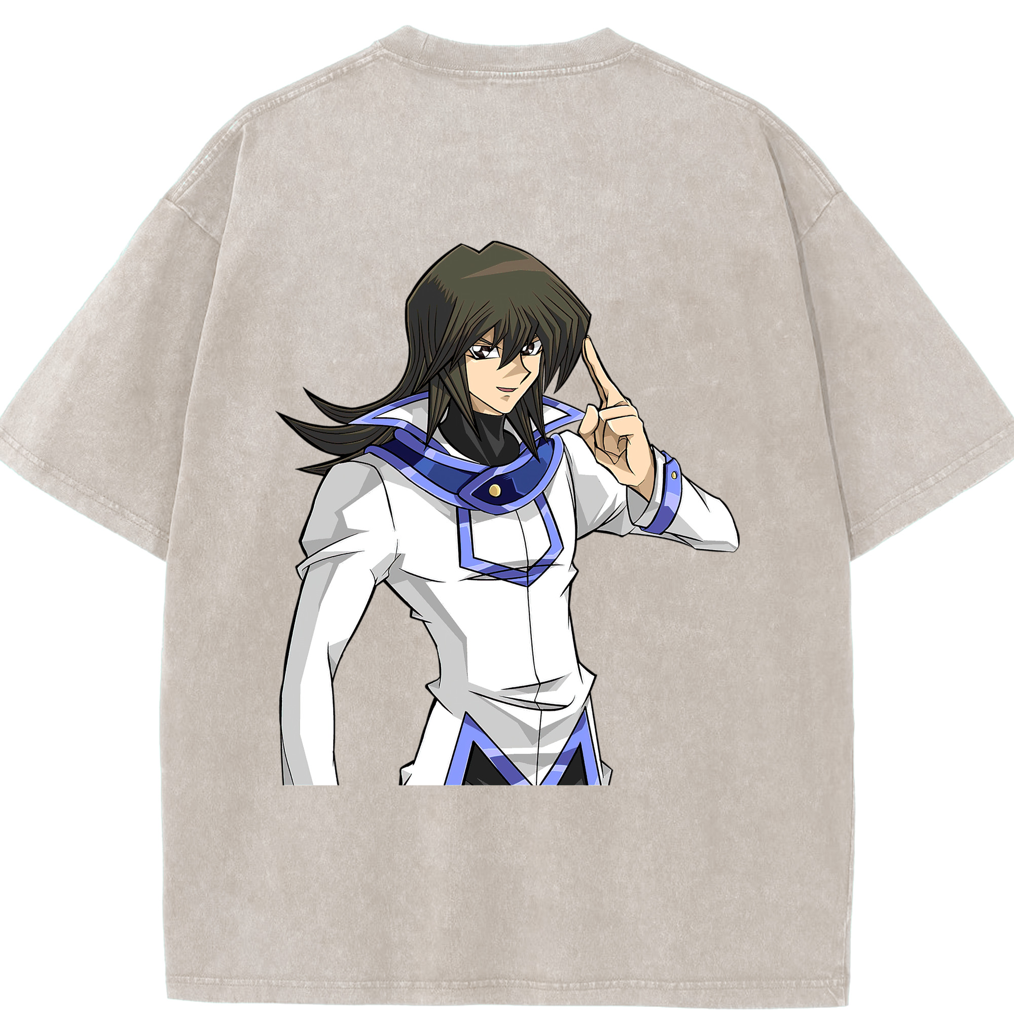 （画像用） 遊☆戯☆王 Yu-Gi-Oh! 綿100% ヴィンテージ風 半袖Tシャツ（背面プリント）