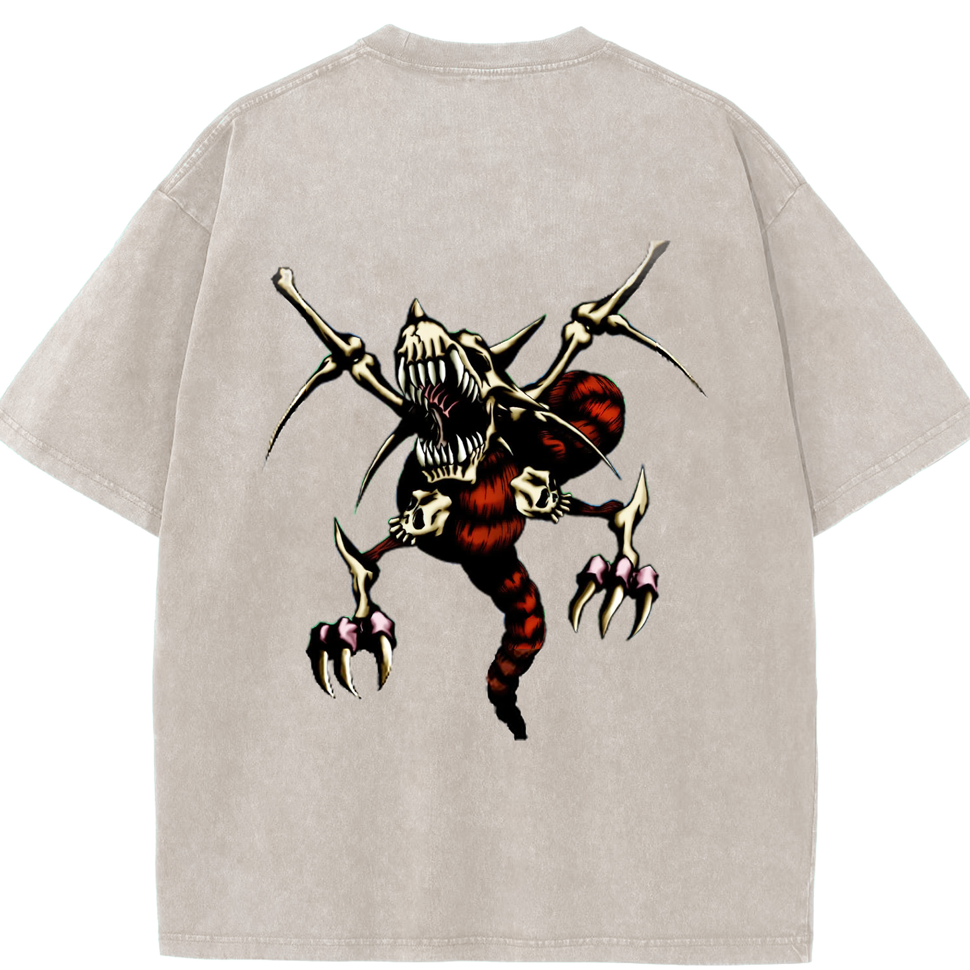 （画像用） 遊☆戯☆王 Yu-Gi-Oh! 綿100% ヴィンテージ風 半袖Tシャツ（背面プリント）