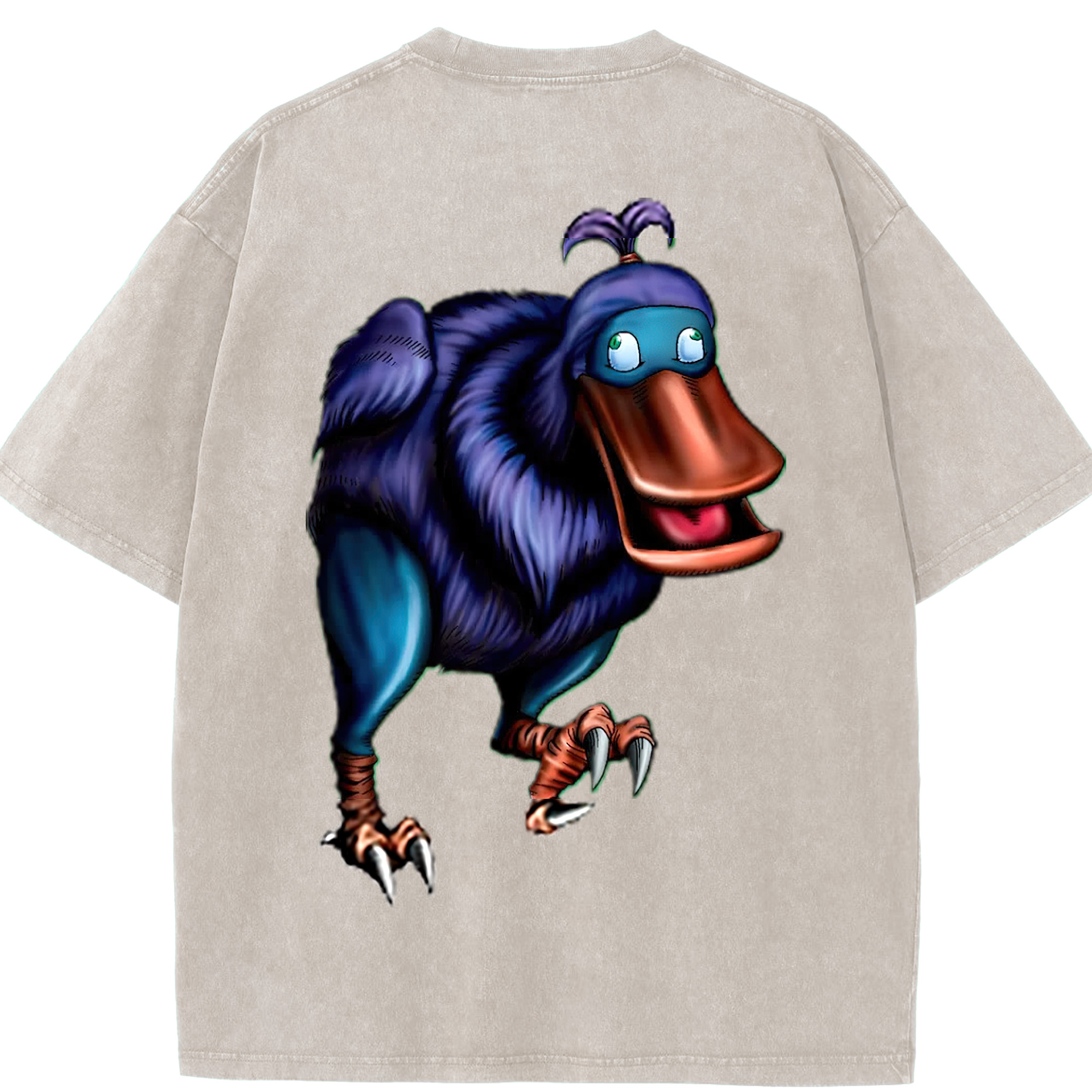 （画像用） 遊☆戯☆王 Yu-Gi-Oh! 綿100% ヴィンテージ風 半袖Tシャツ（背面プリント）