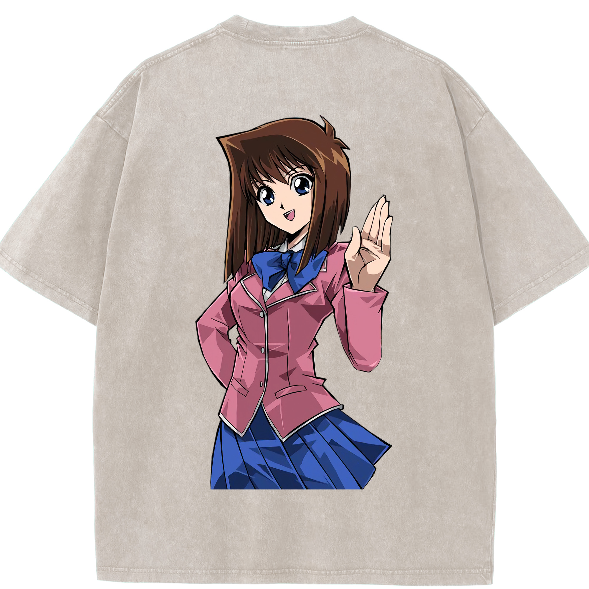 （画像用） 遊☆戯☆王 Yu-Gi-Oh! 綿100% ヴィンテージ風 半袖Tシャツ（背面プリント）