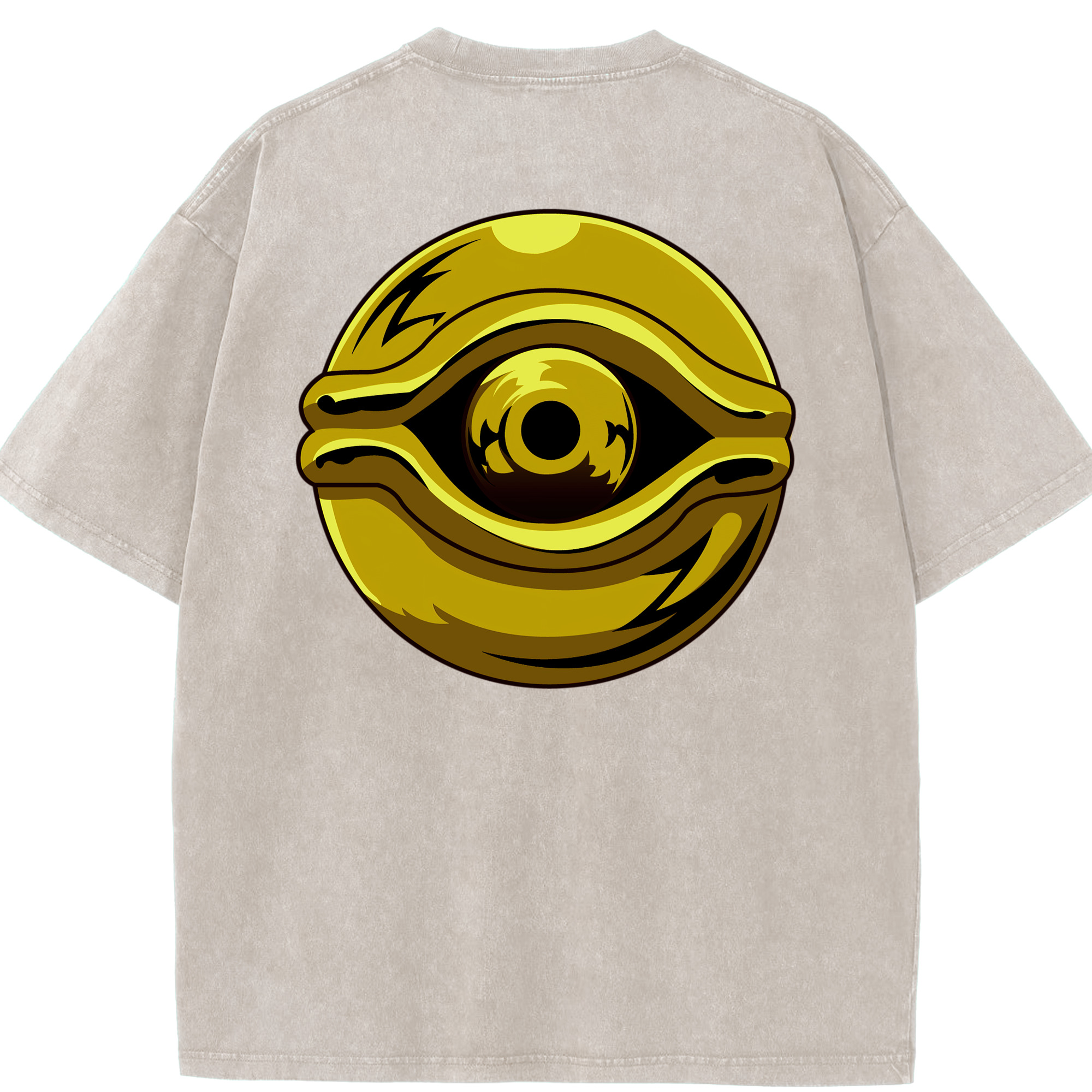 （画像用） 遊☆戯☆王 Yu-Gi-Oh! 綿100% ヴィンテージ風 半袖Tシャツ（背面プリント）