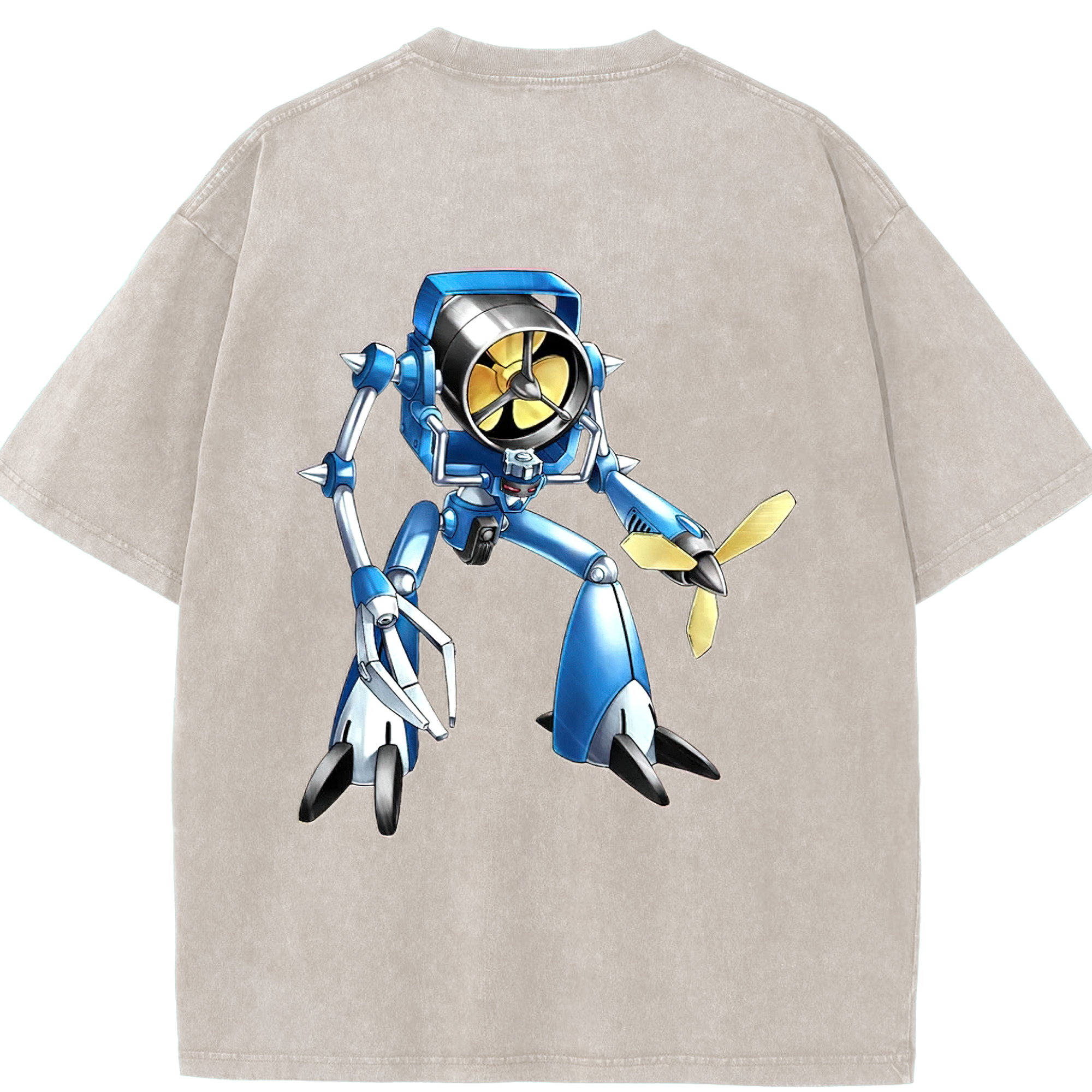 （画像用） 遊☆戯☆王 Yu-Gi-Oh! 綿100% ヴィンテージ風 半袖Tシャツ（背面プリント）