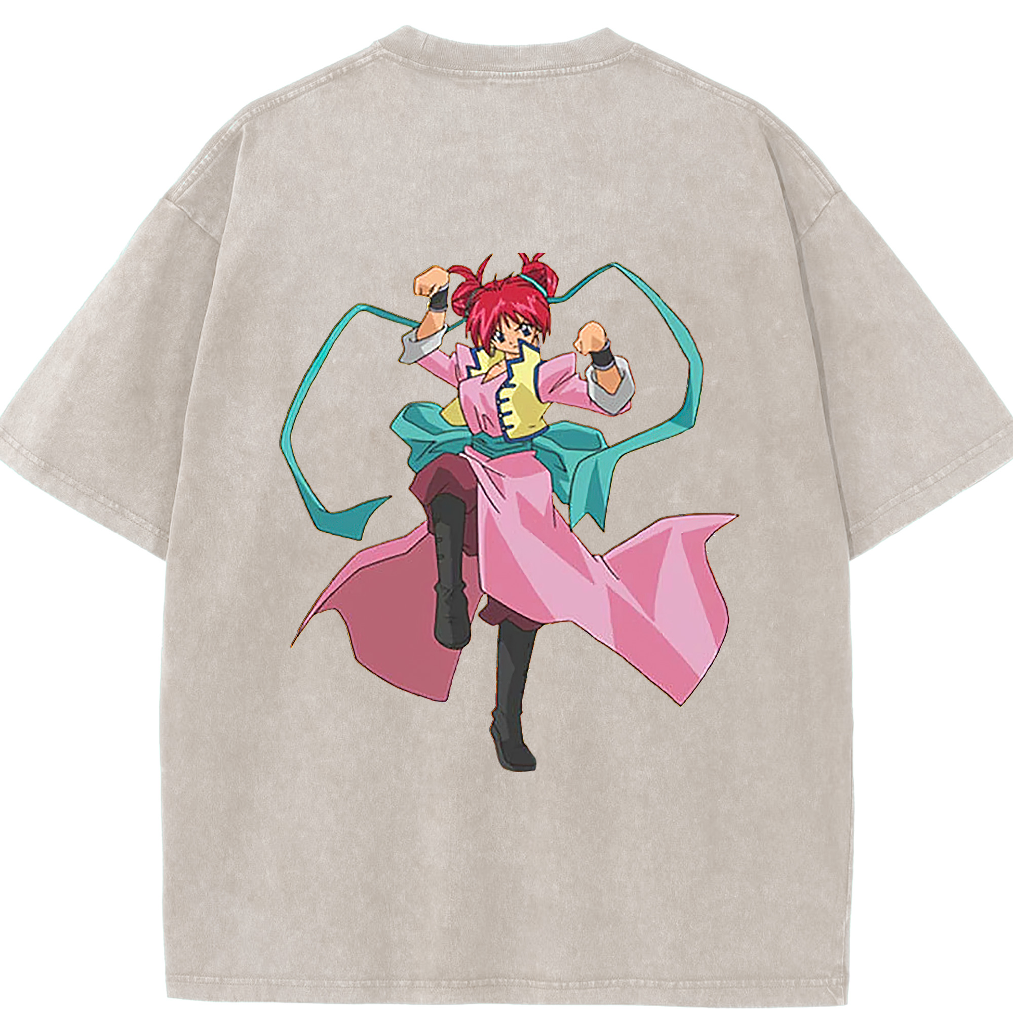 （画像用） 遊☆戯☆王 Yu-Gi-Oh! 綿100% ヴィンテージ風 半袖Tシャツ（背面プリント）