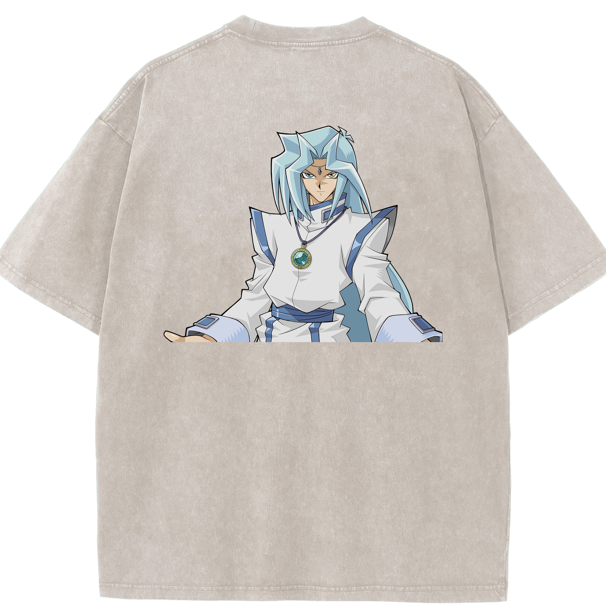 （画像用） 遊☆戯☆王 Yu-Gi-Oh! 綿100% ヴィンテージ風 半袖Tシャツ（背面プリント）