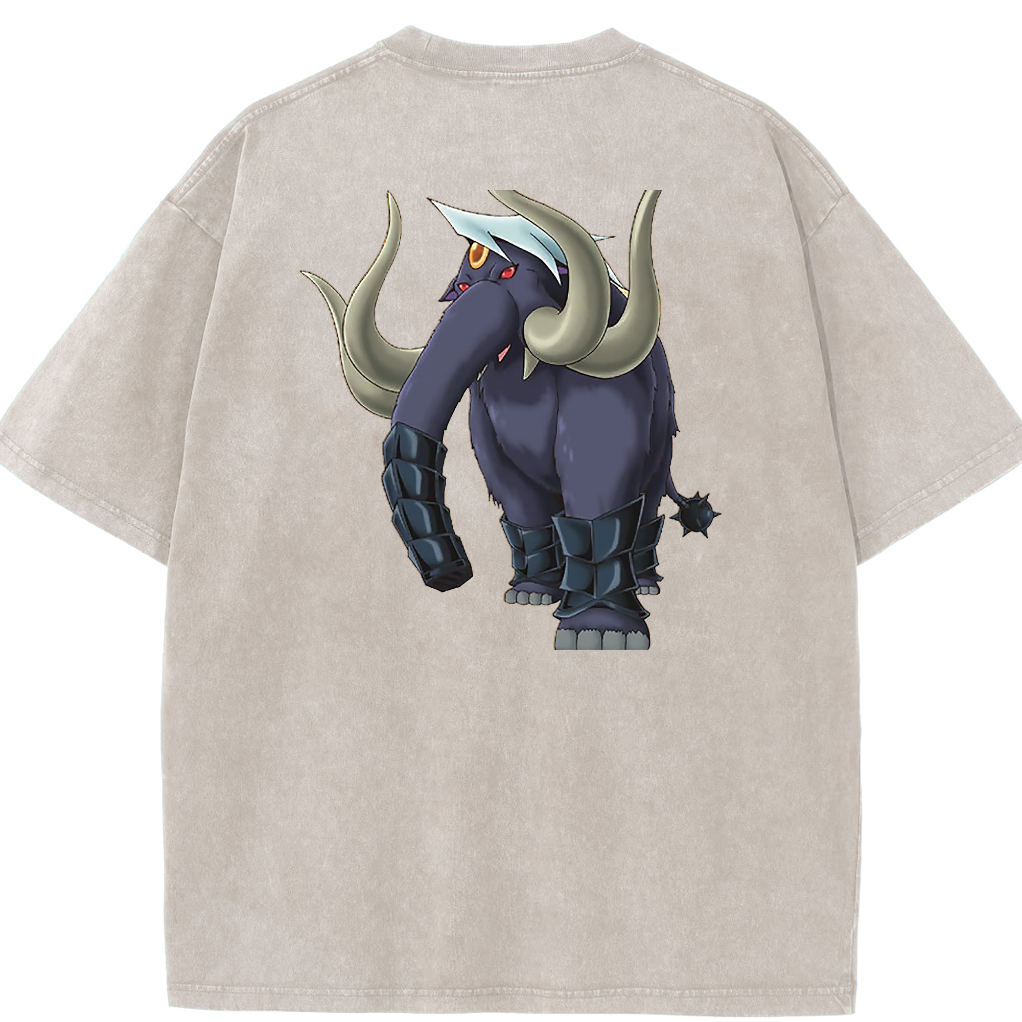 （画像用） 遊☆戯☆王 Yu-Gi-Oh! 綿100% ヴィンテージ風 半袖Tシャツ（背面プリント）
