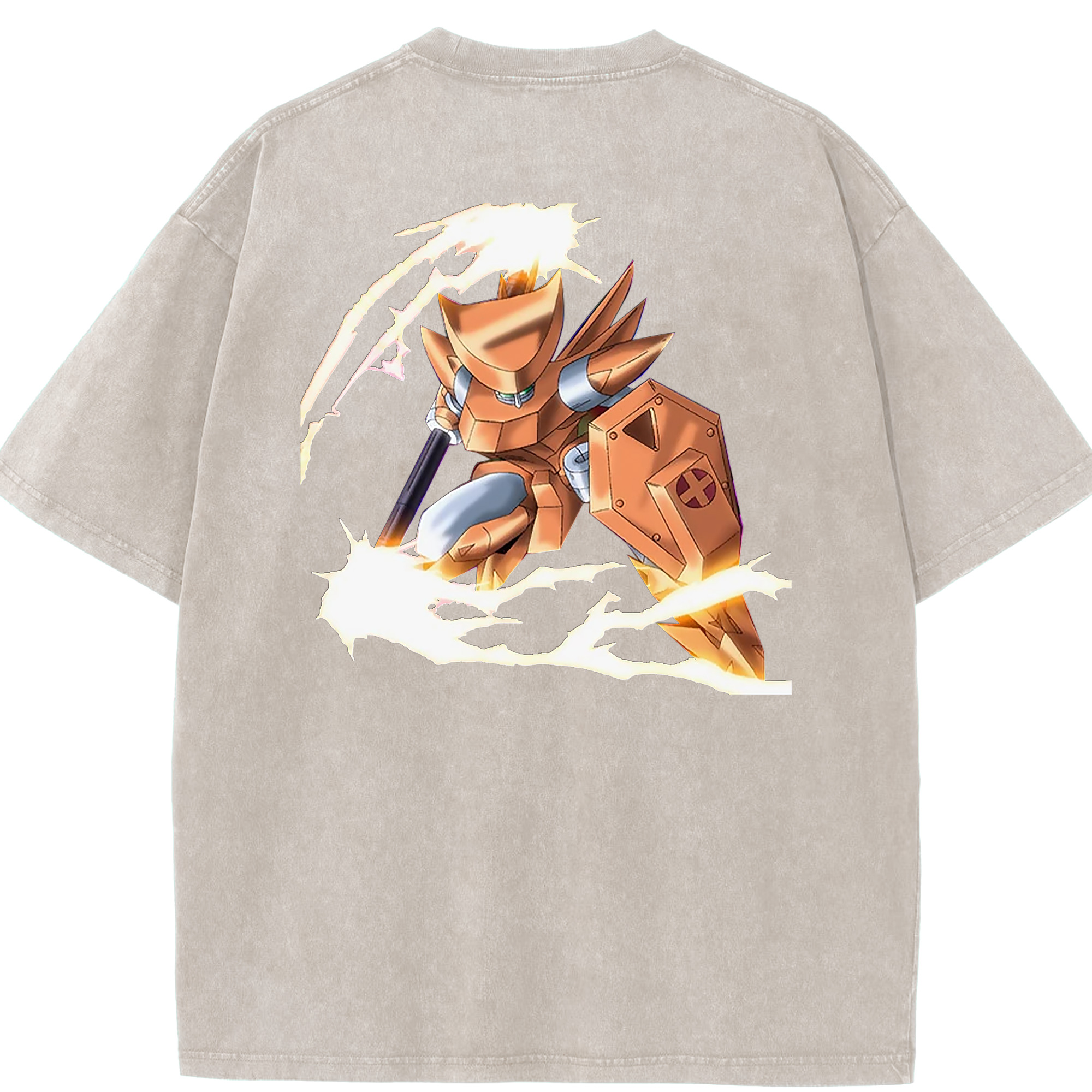 （画像用） 遊☆戯☆王 Yu-Gi-Oh! 綿100% ヴィンテージ風 半袖Tシャツ（背面プリント）