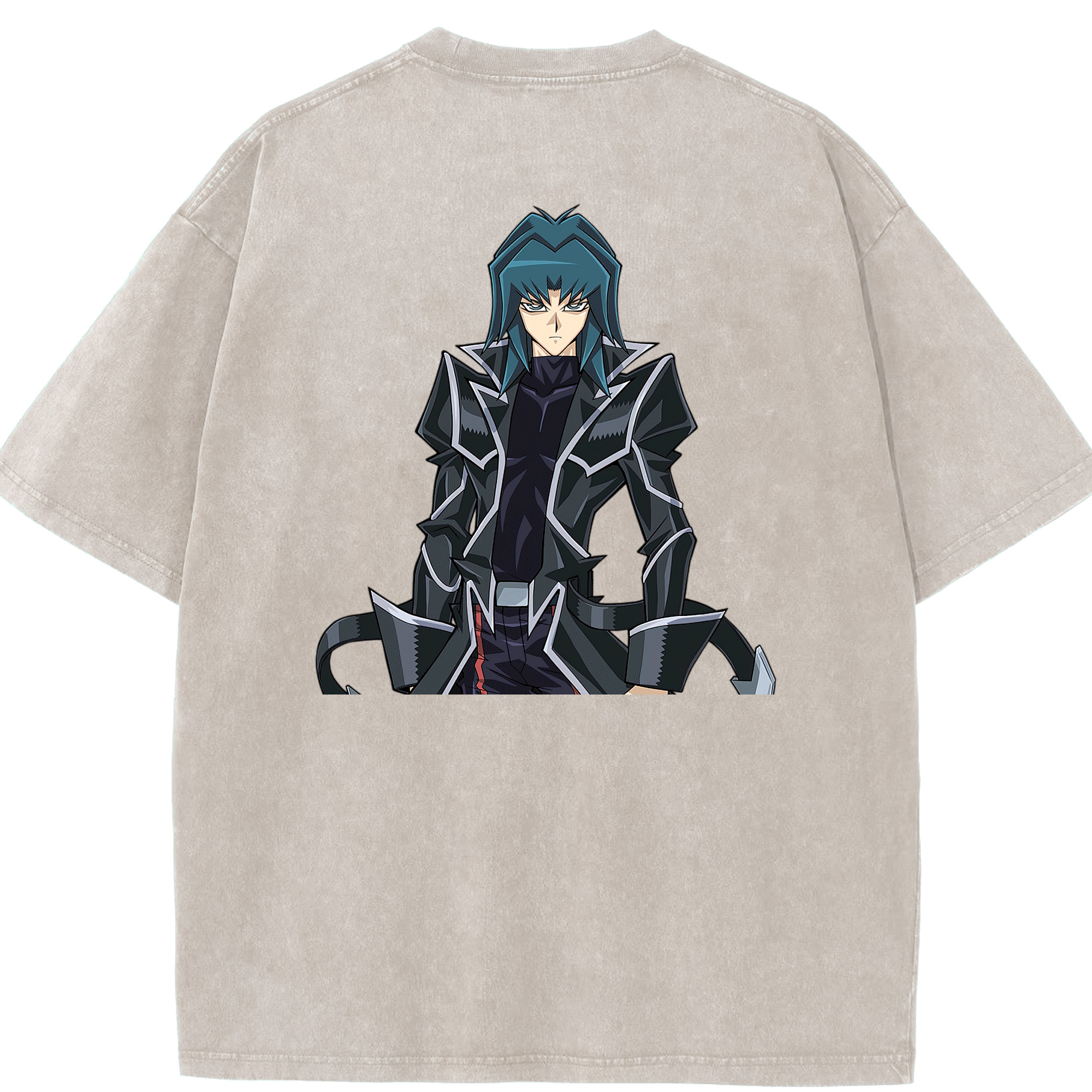 （画像用） 遊☆戯☆王 Yu-Gi-Oh! 綿100% ヴィンテージ風 半袖Tシャツ（背面プリント）