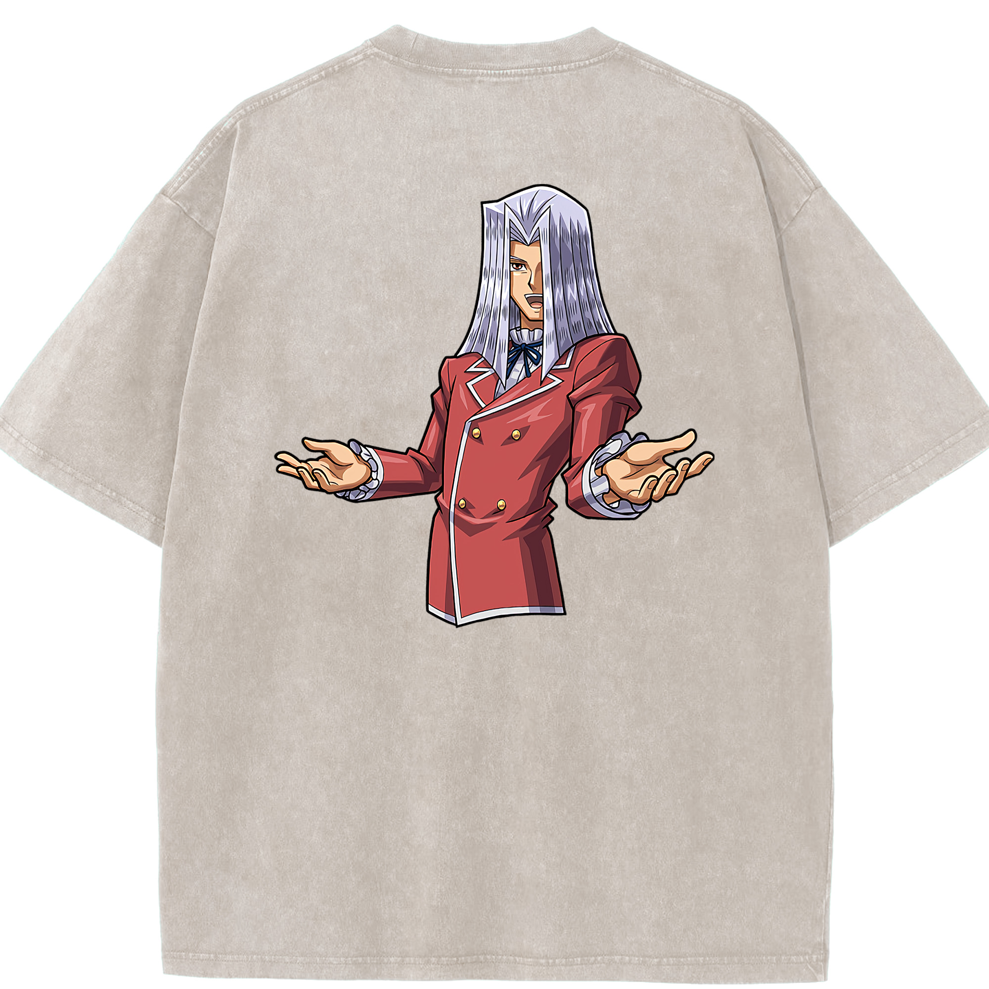 （画像用） 遊☆戯☆王 Yu-Gi-Oh! 綿100% ヴィンテージ風 半袖Tシャツ（背面プリント）