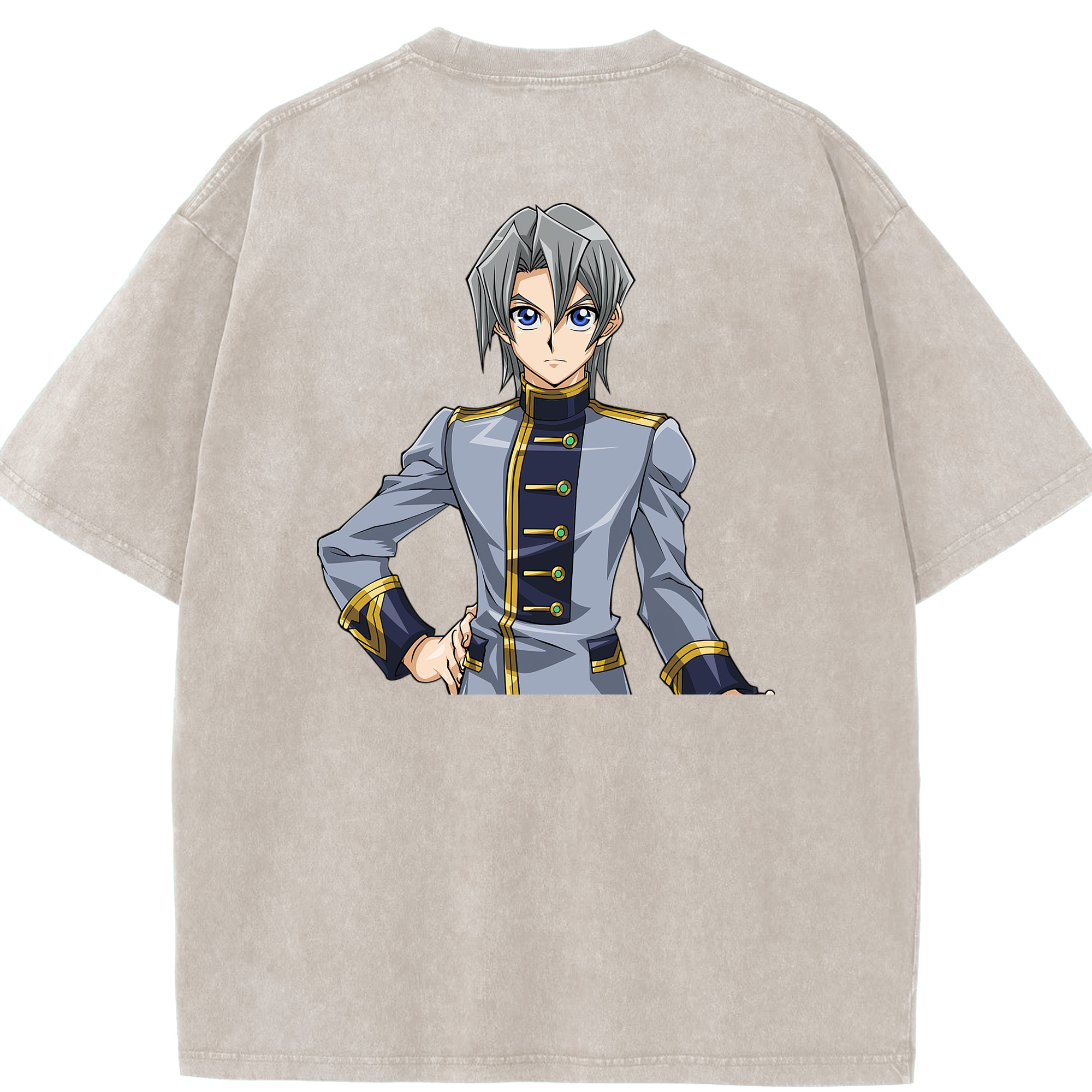 （画像用） 遊☆戯☆王 Yu-Gi-Oh! 綿100% ヴィンテージ風 半袖Tシャツ（背面プリント）