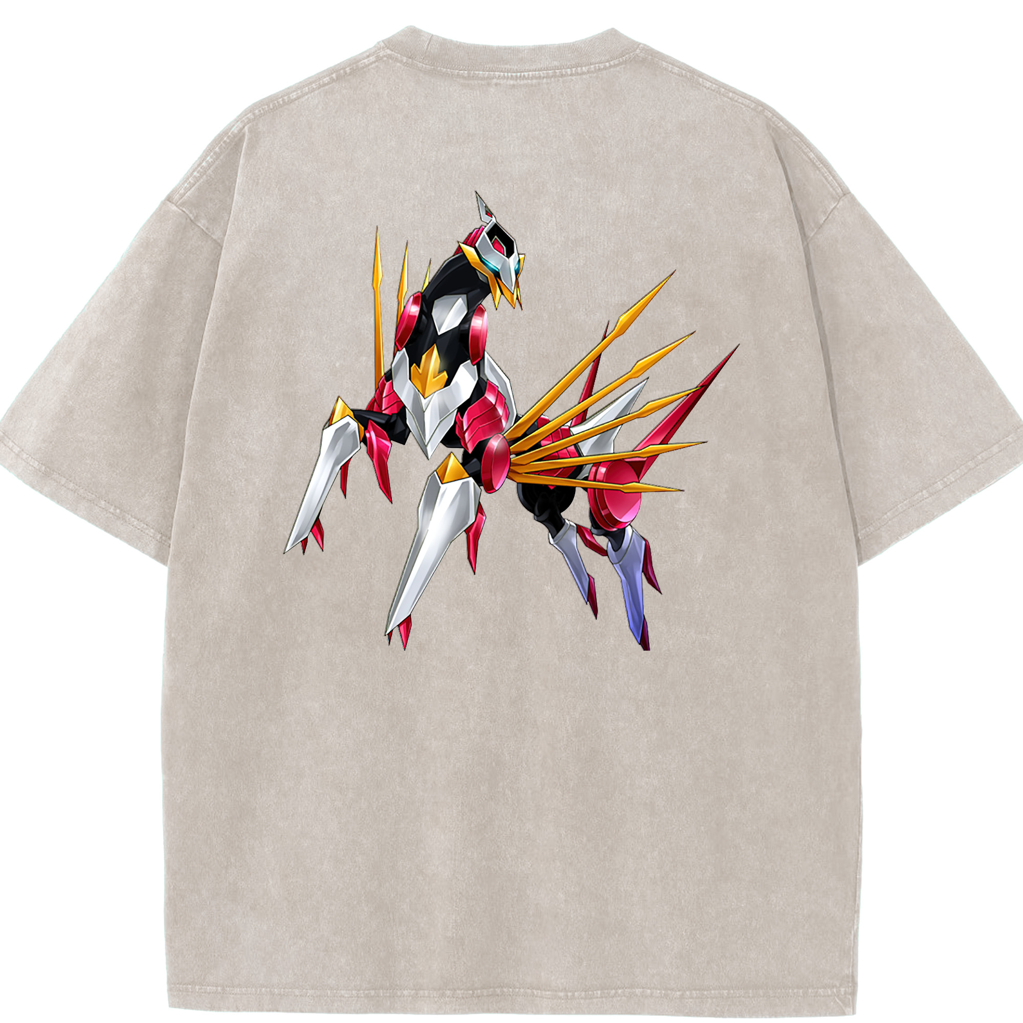 （画像用） 遊☆戯☆王 Yu-Gi-Oh! 綿100% ヴィンテージ風 半袖Tシャツ（背面プリント）