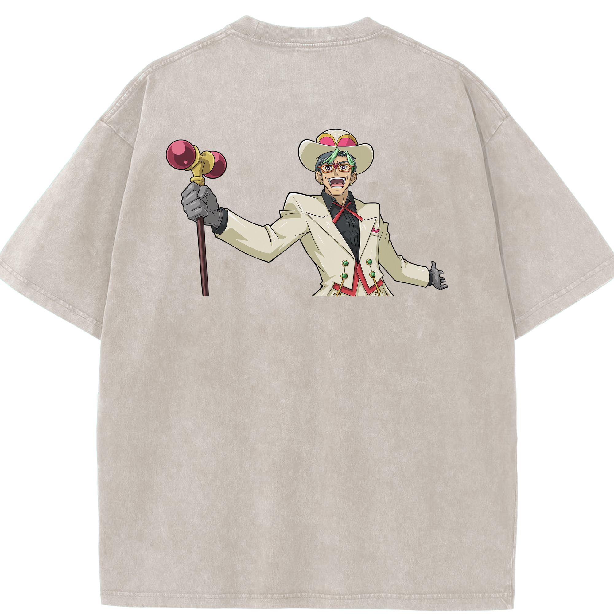 （画像用） 遊☆戯☆王 Yu-Gi-Oh! 綿100% ヴィンテージ風 半袖Tシャツ（背面プリント）