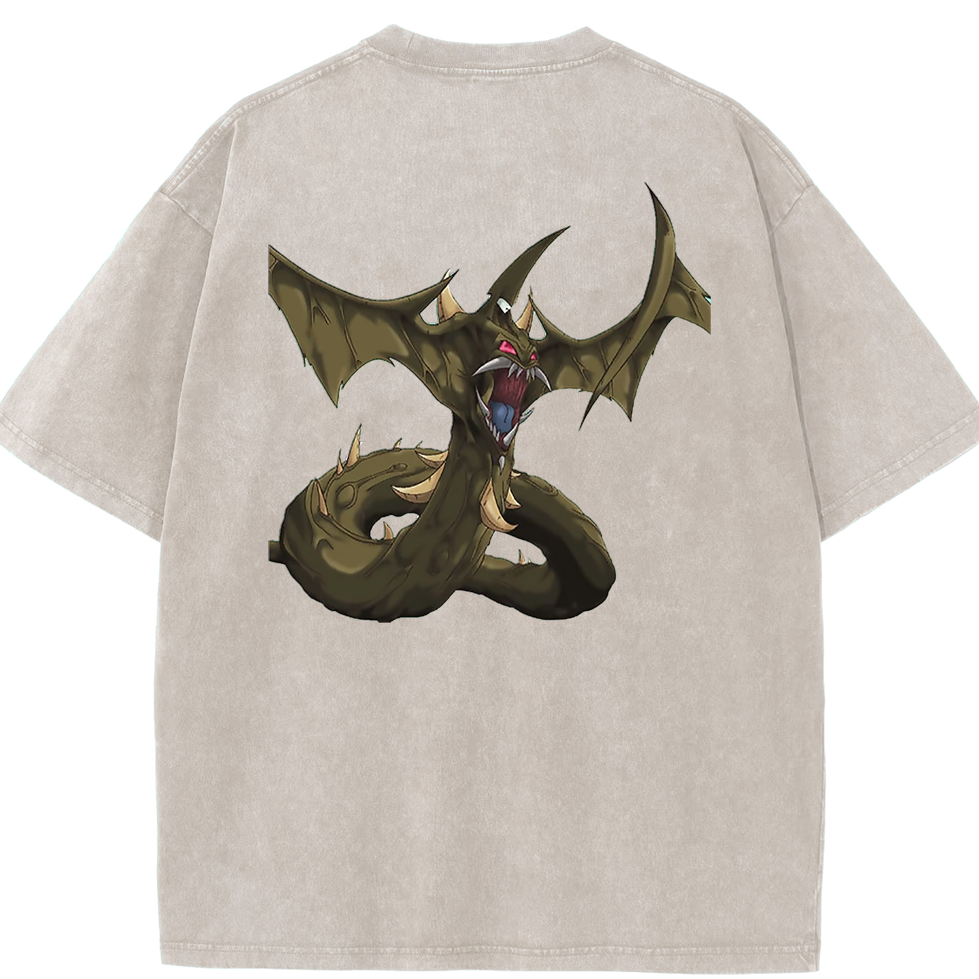 （画像用） 遊☆戯☆王 Yu-Gi-Oh! 綿100% ヴィンテージ風 半袖Tシャツ（背面プリント）