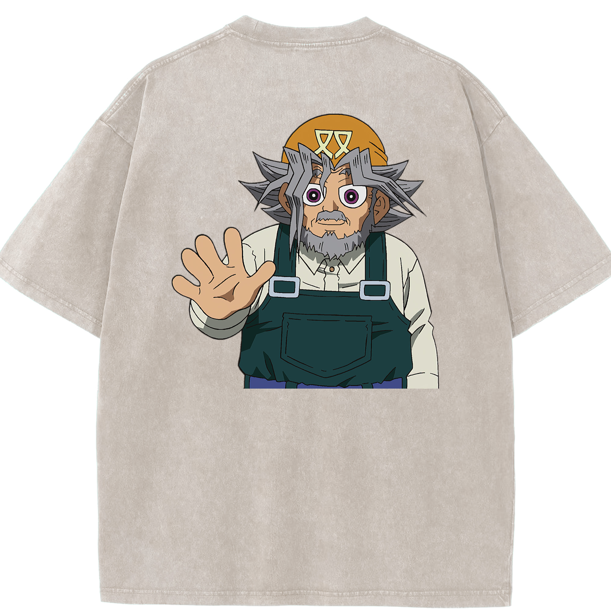 （画像用） 遊☆戯☆王 Yu-Gi-Oh! 綿100% ヴィンテージ風 半袖Tシャツ（背面プリント）
