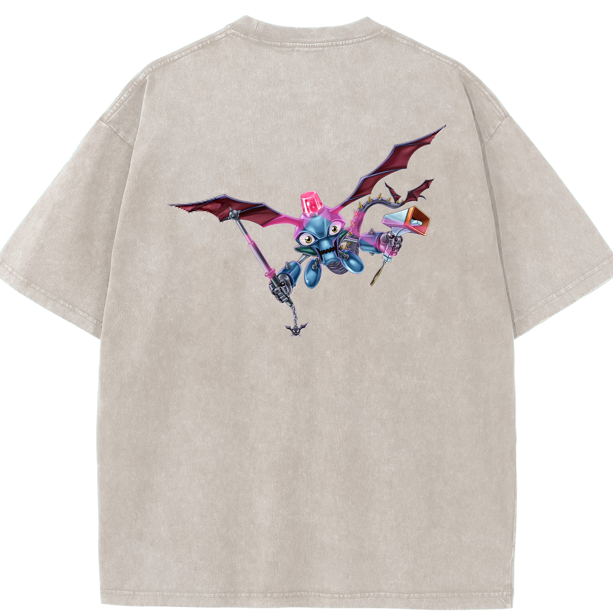 （画像用） 遊☆戯☆王 Yu-Gi-Oh! 綿100% ヴィンテージ風 半袖Tシャツ（背面プリント）