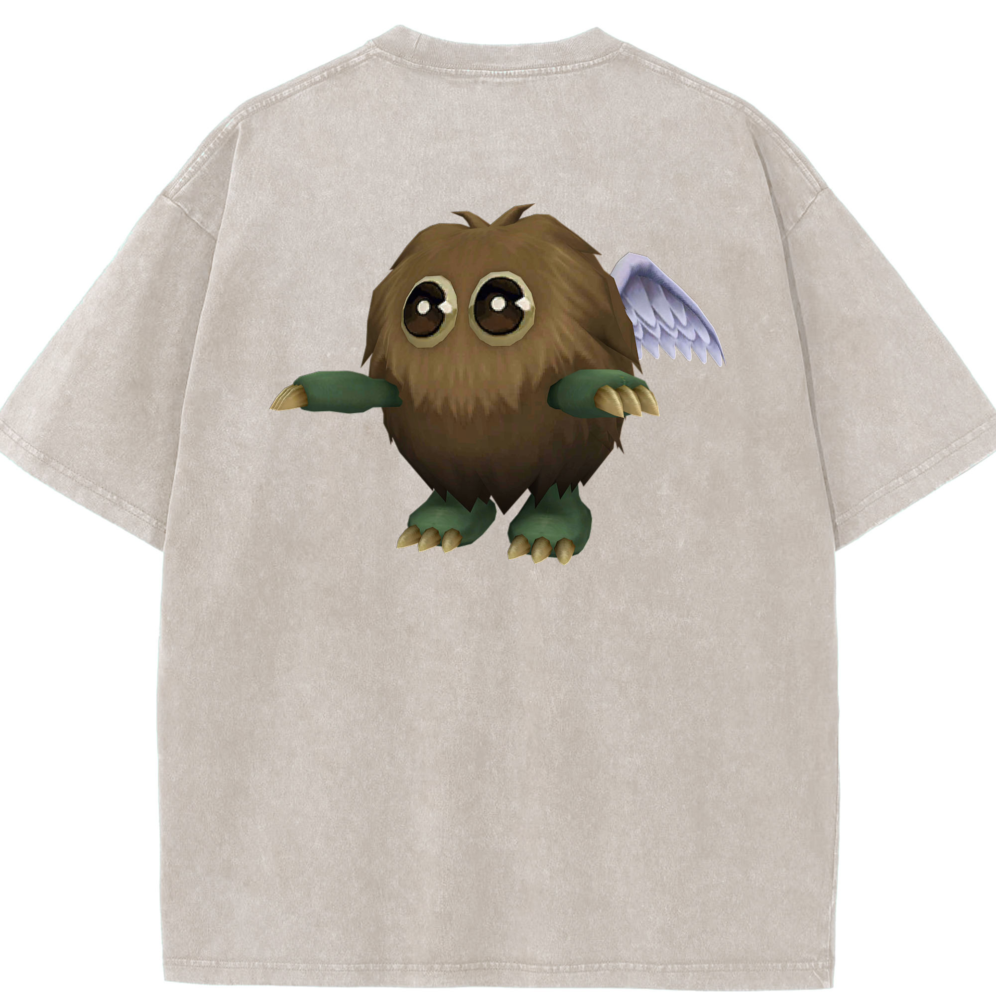 （画像用） 遊☆戯☆王 Yu-Gi-Oh! 綿100% ヴィンテージ風 半袖Tシャツ（背面プリント）