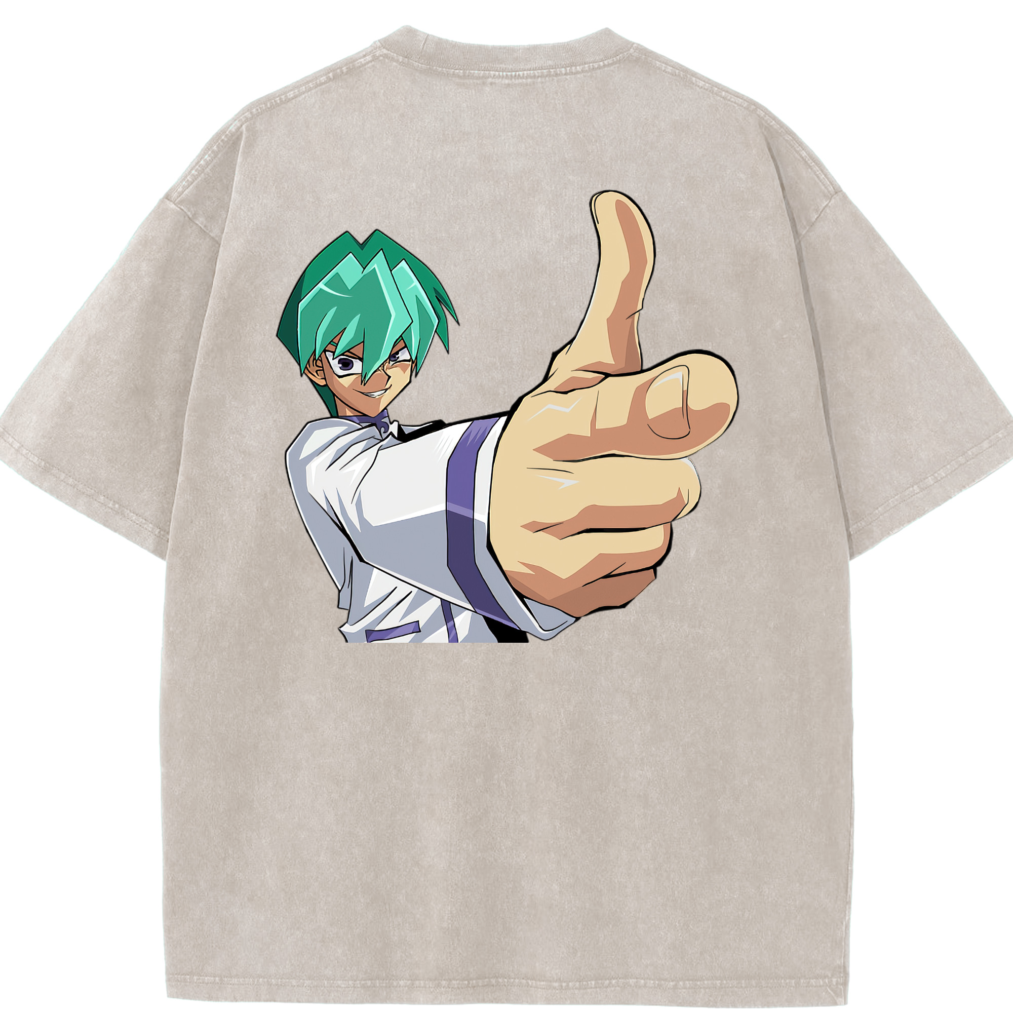 （画像用） 遊☆戯☆王 Yu-Gi-Oh! 綿100% ヴィンテージ風 半袖Tシャツ（背面プリント）