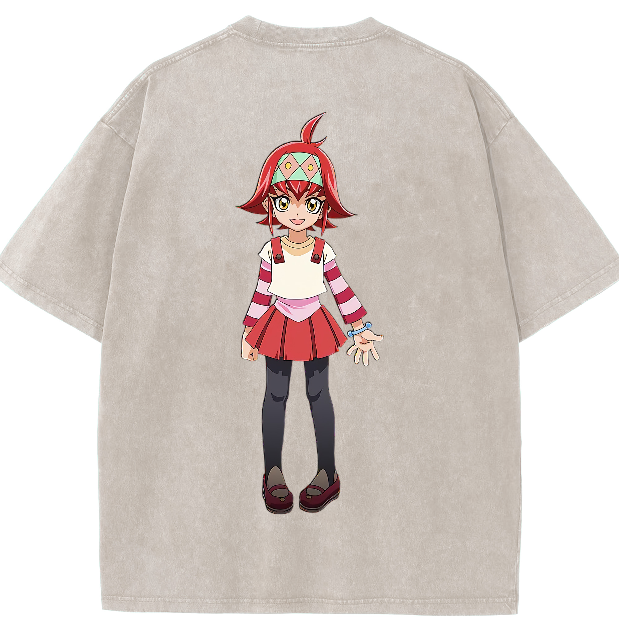（画像用） 遊☆戯☆王 Yu-Gi-Oh! 綿100% ヴィンテージ風 半袖Tシャツ（背面プリント）