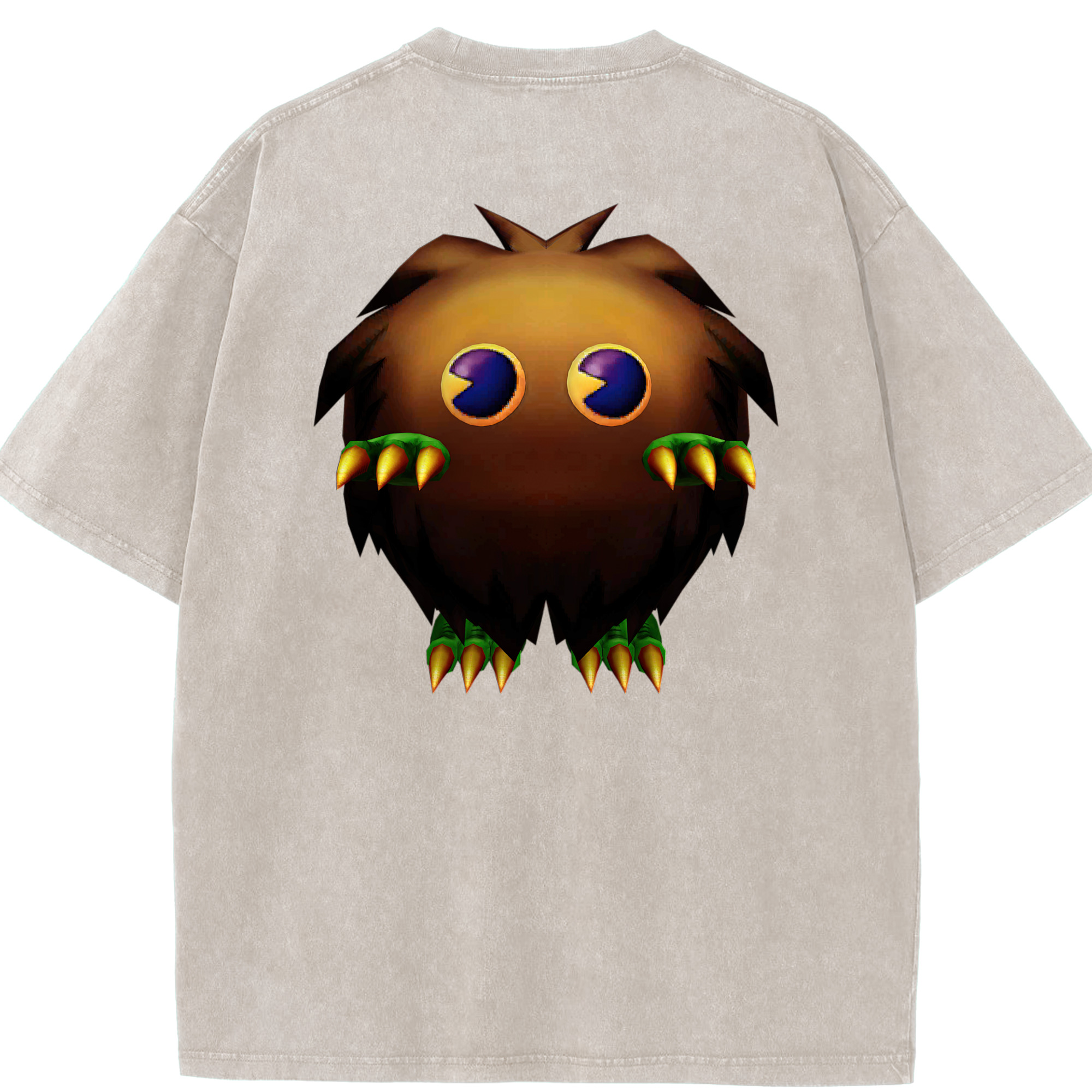 （画像用） 遊☆戯☆王 Yu-Gi-Oh! 綿100% ヴィンテージ風 半袖Tシャツ（背面プリント）