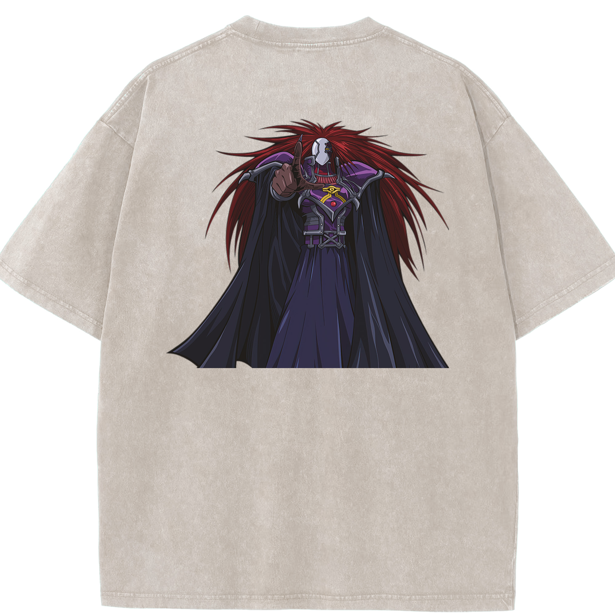 （画像用） 遊☆戯☆王 Yu-Gi-Oh! 綿100% ヴィンテージ風 半袖Tシャツ（背面プリント）