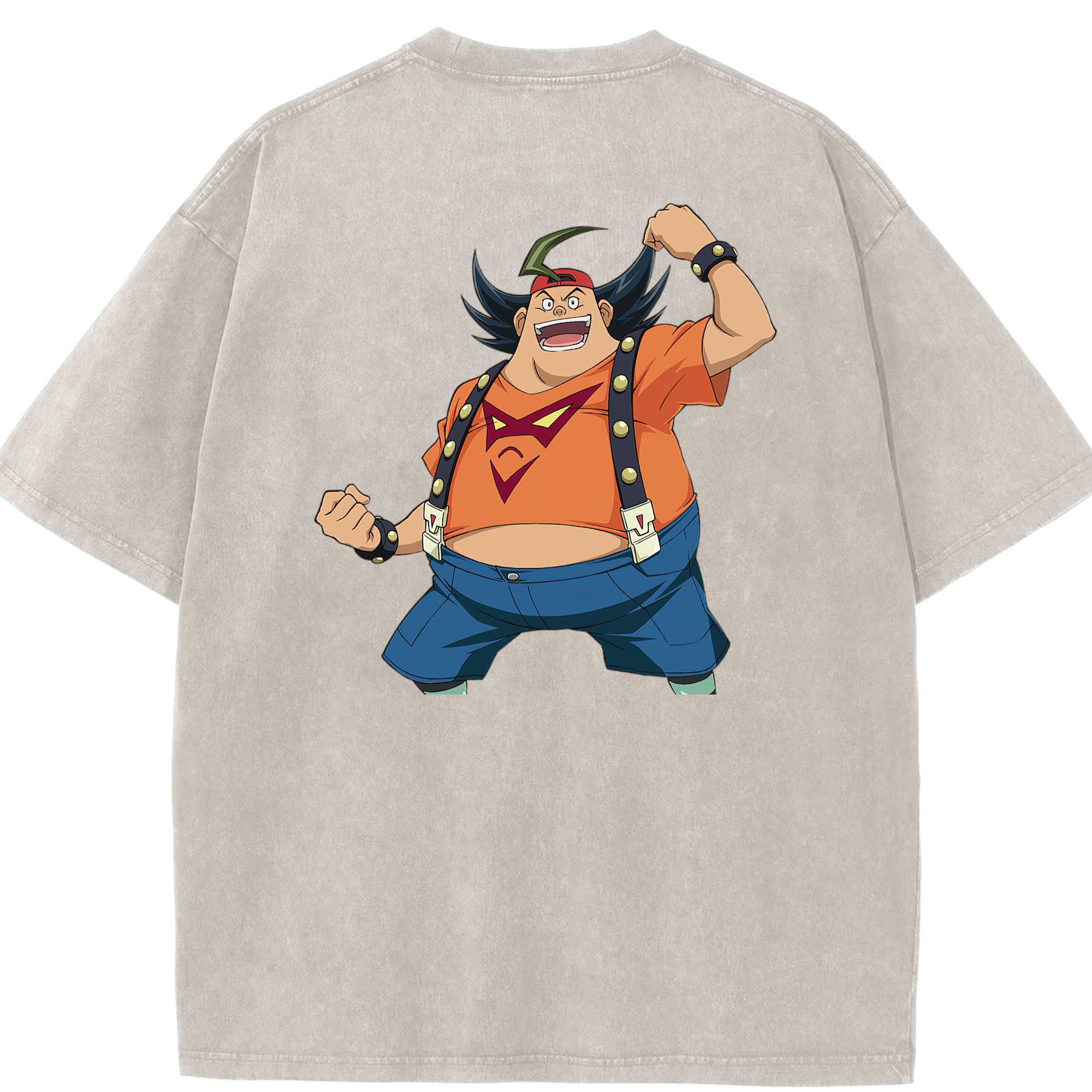 （画像用） 遊☆戯☆王 Yu-Gi-Oh! 綿100% ヴィンテージ風 半袖Tシャツ（背面プリント）