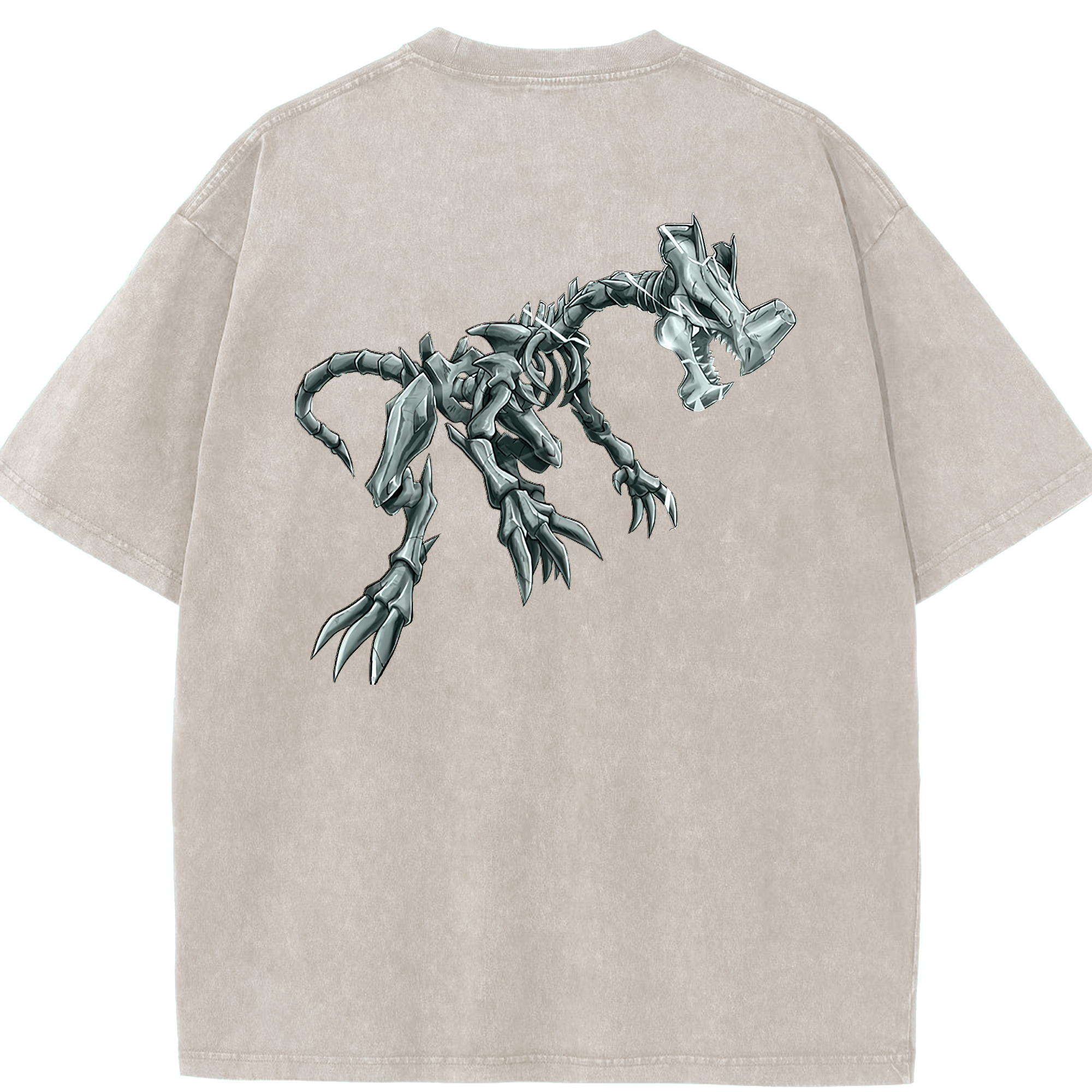 （画像用） 遊☆戯☆王 Yu-Gi-Oh! 綿100% ヴィンテージ風 半袖Tシャツ（背面プリント）