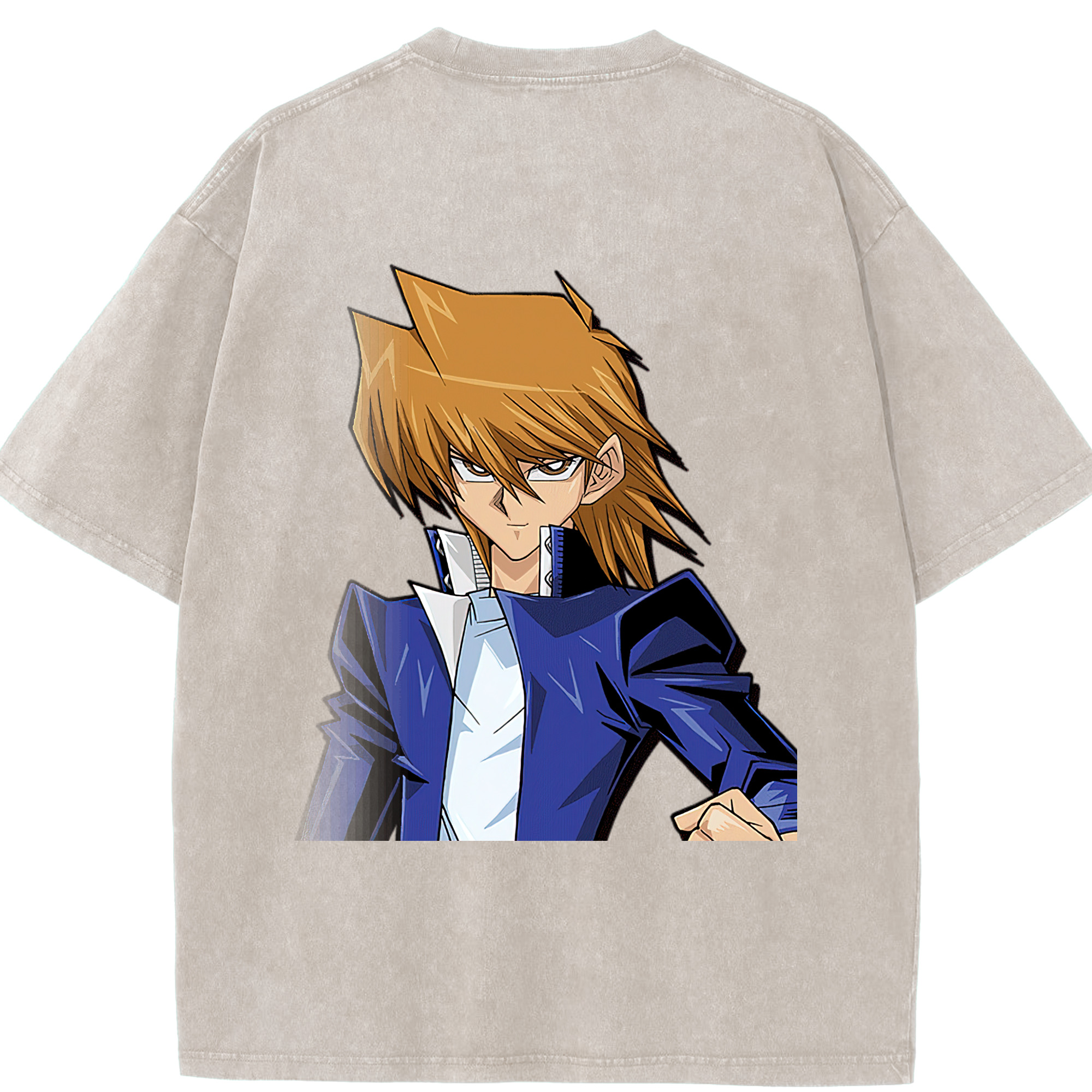 （画像用） 遊☆戯☆王 Yu-Gi-Oh! 綿100% ヴィンテージ風 半袖Tシャツ（背面プリント）