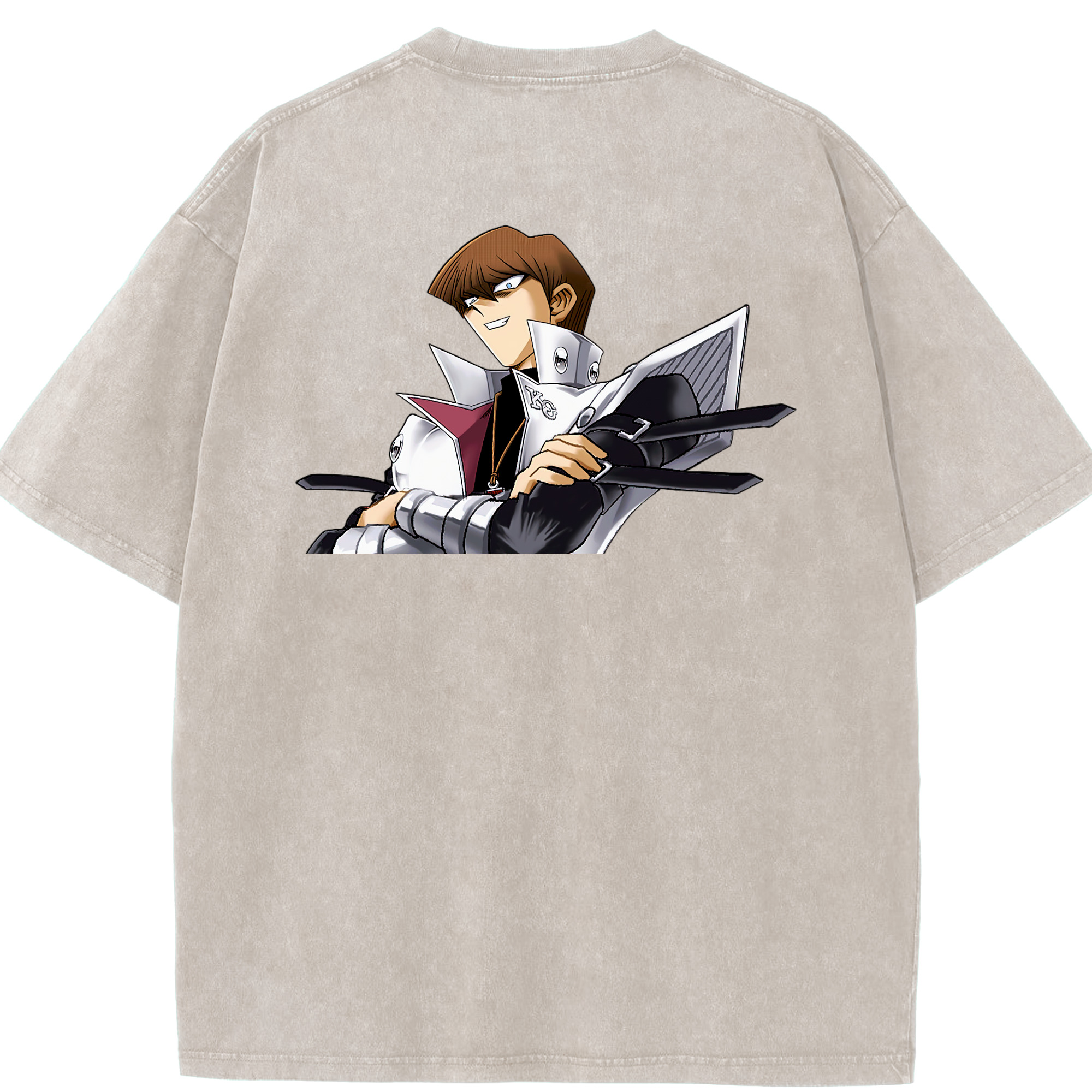 （画像用） 遊☆戯☆王 Yu-Gi-Oh! 綿100% ヴィンテージ風 半袖Tシャツ（背面プリント）