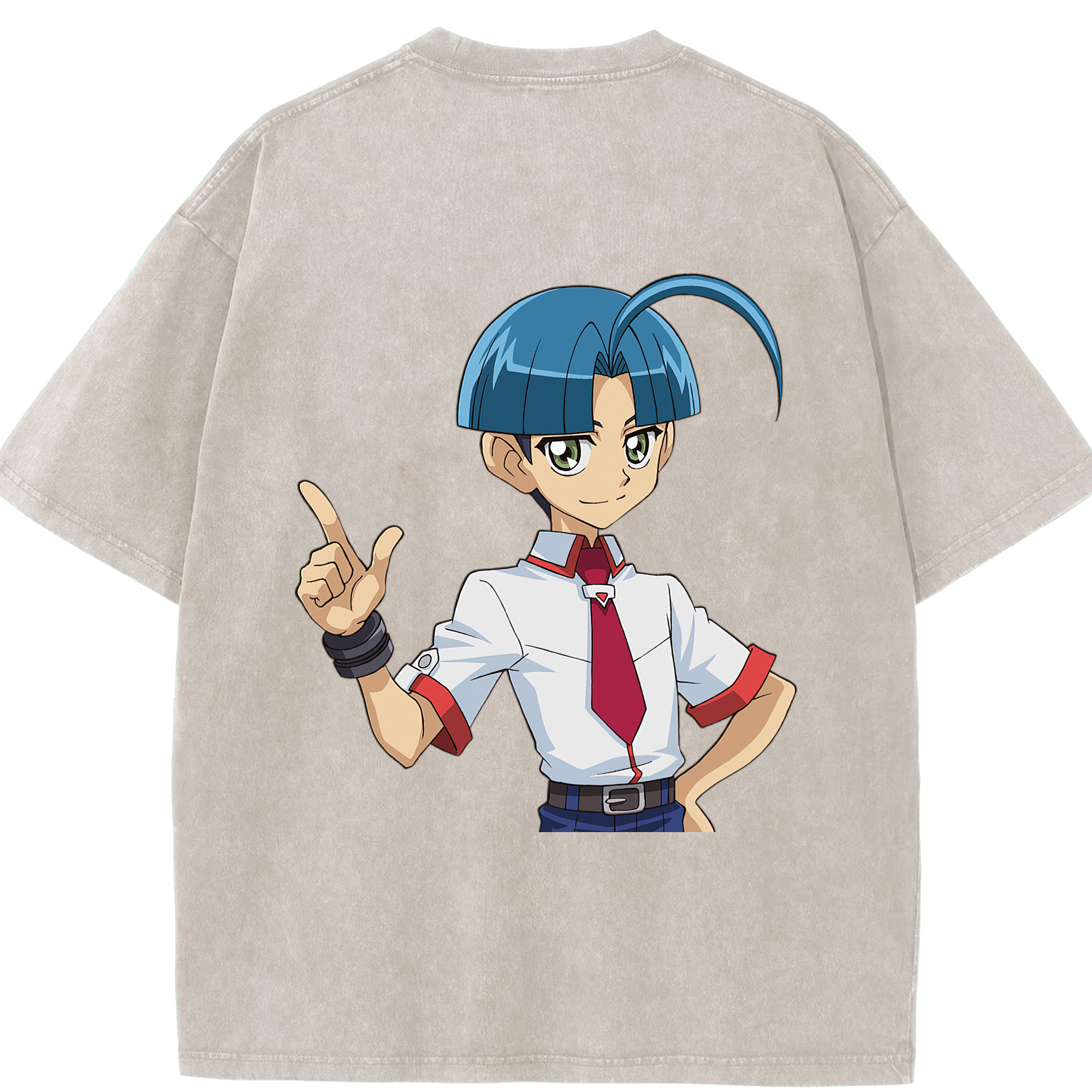 （画像用） 遊☆戯☆王 Yu-Gi-Oh! 綿100% ヴィンテージ風 半袖Tシャツ（背面プリント）