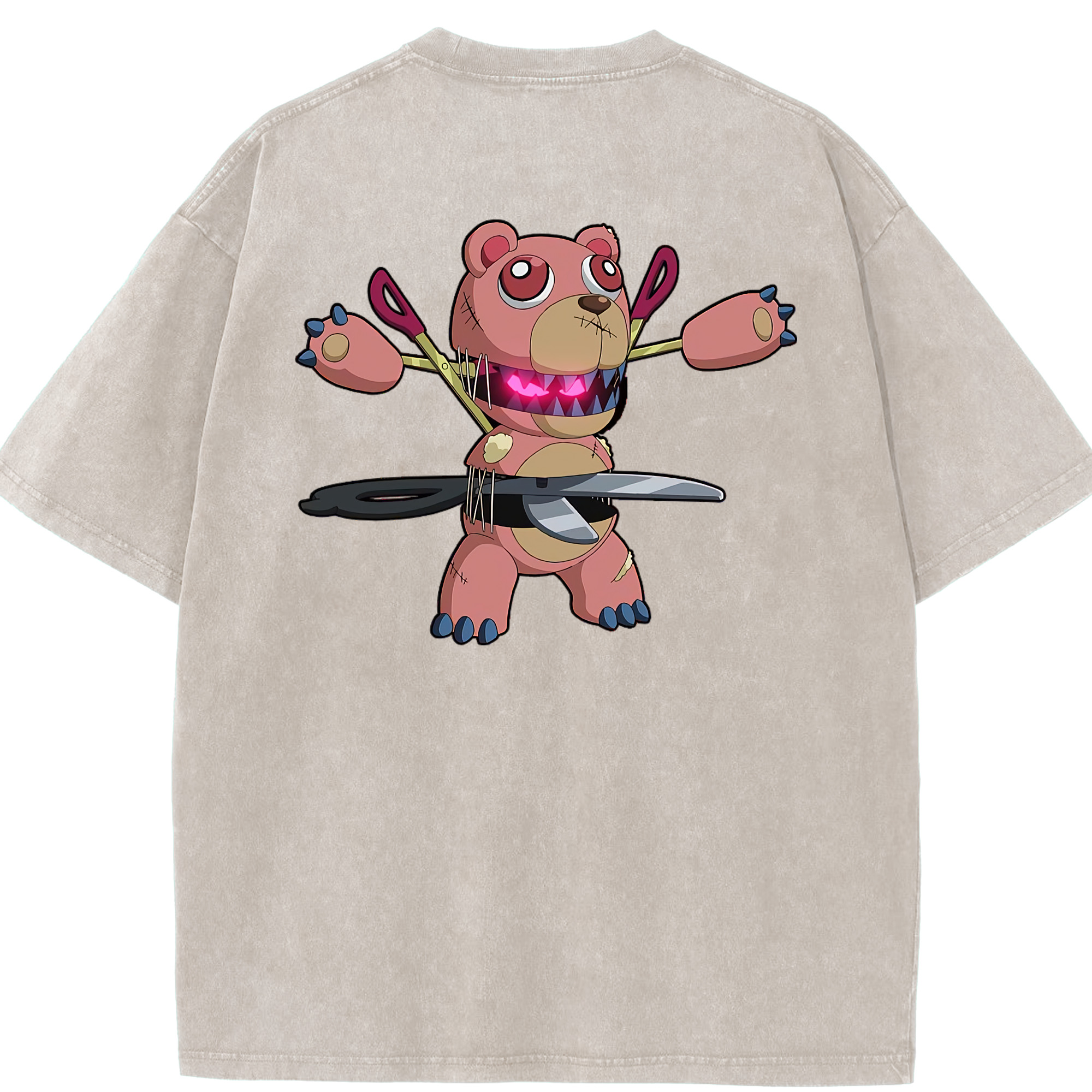 （画像用） 遊☆戯☆王 Yu-Gi-Oh! 綿100% ヴィンテージ風 半袖Tシャツ（背面プリント）