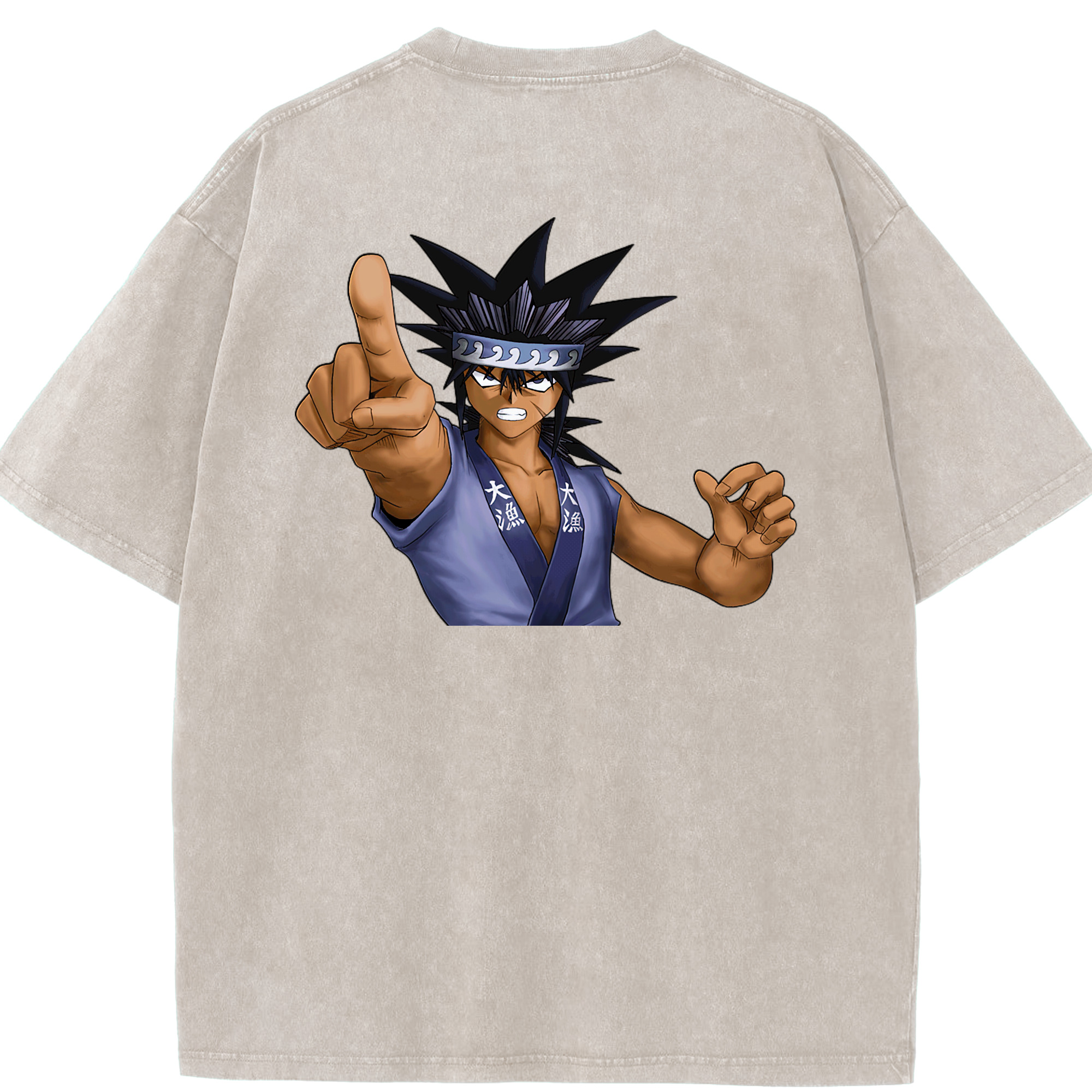 （画像用） 遊☆戯☆王 Yu-Gi-Oh! 綿100% ヴィンテージ風 半袖Tシャツ（背面プリント）