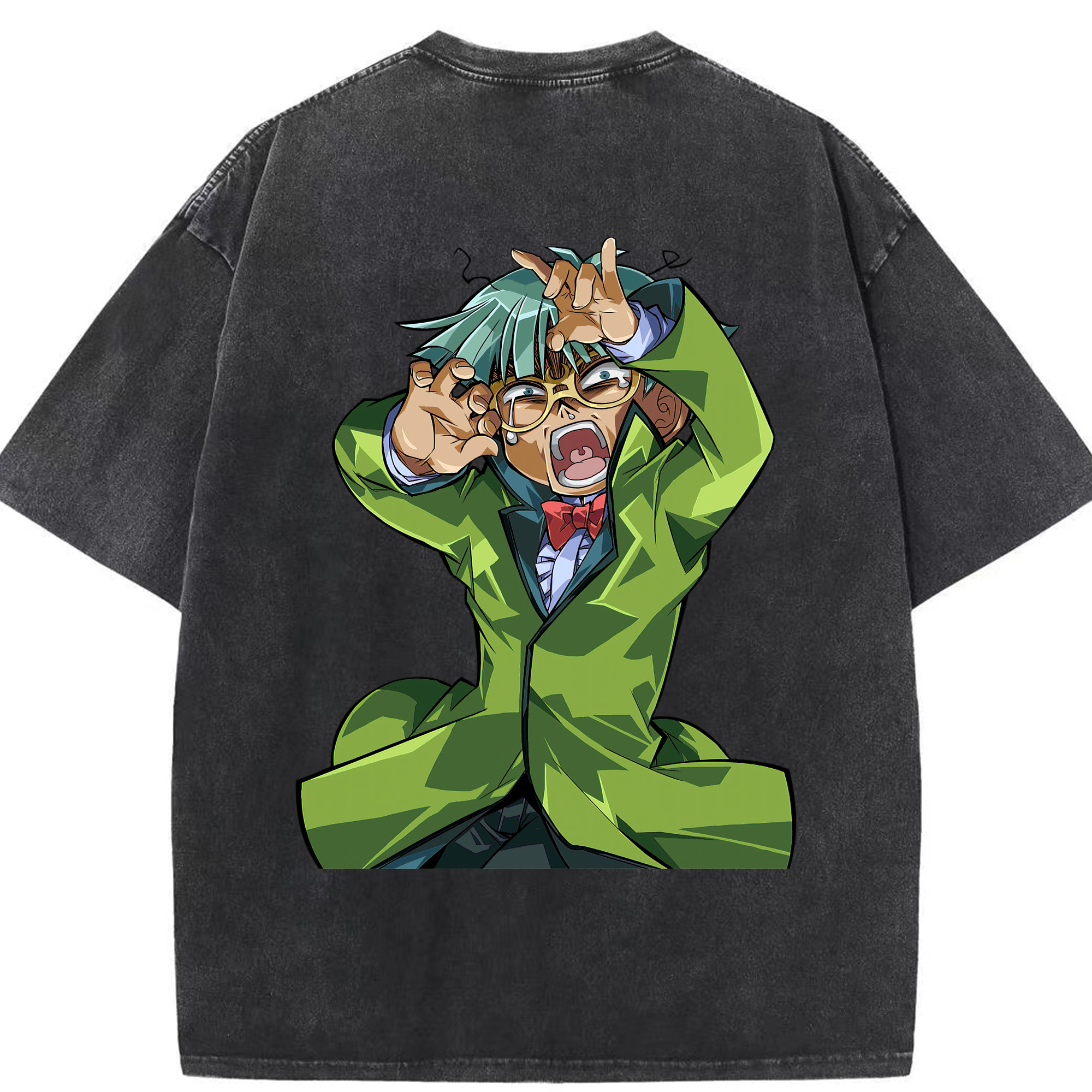 （画像用） 遊☆戯☆王 Yu-Gi-Oh! 綿100% ヴィンテージ風 半袖Tシャツ（背面プリント）